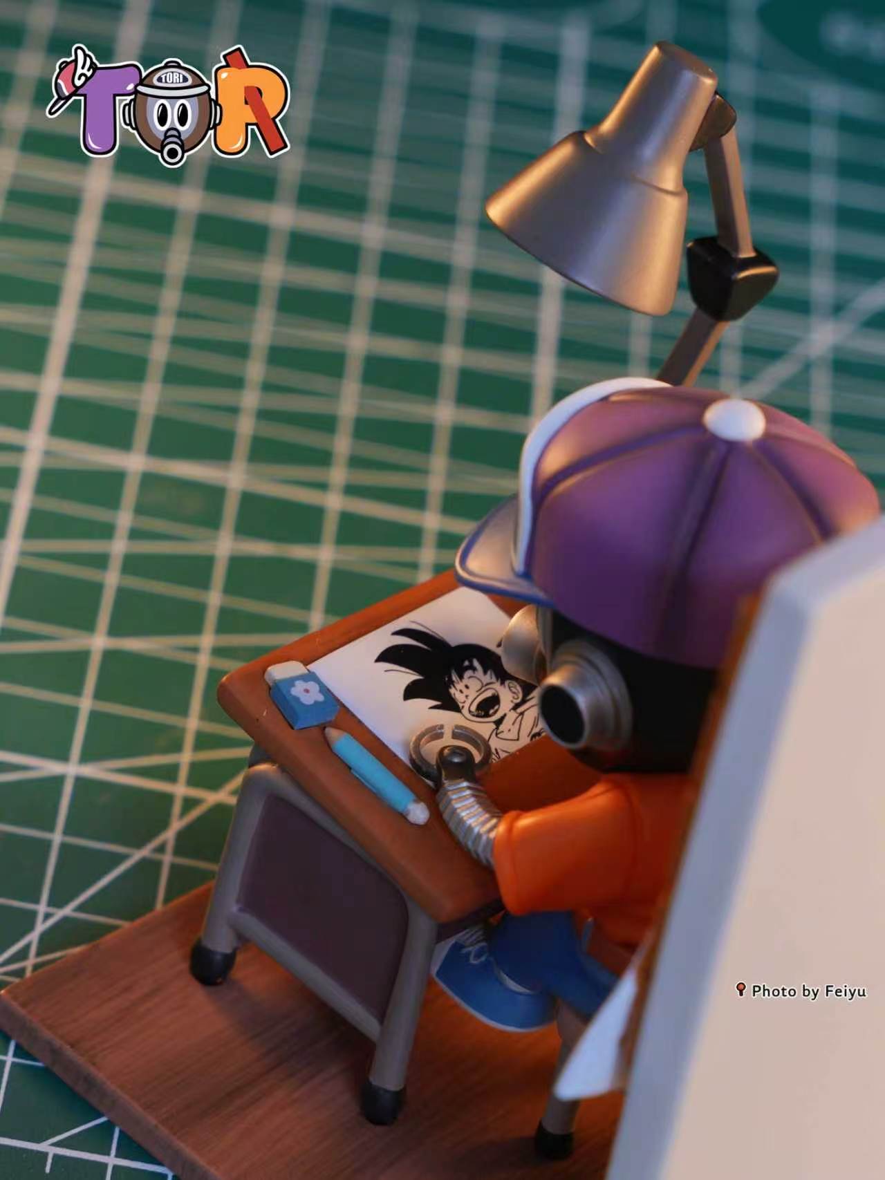 【售罄展示追加請私訊客服@toystationtw】七龍珠 鳥山明系列013 畫畫鳥山明 X TOR-Studio4