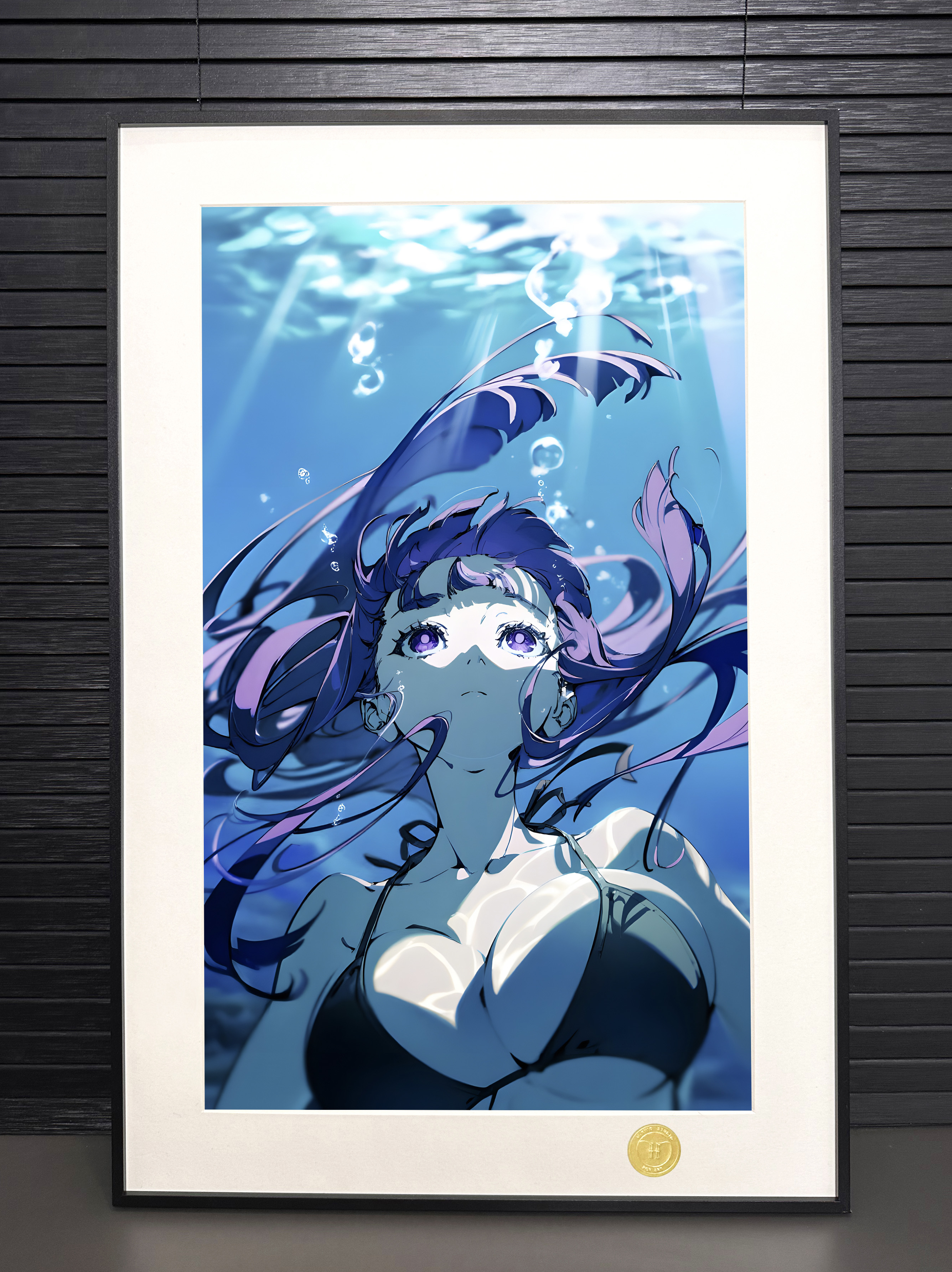 【預購】葬送的芙莉蓮《水中菲倫》動漫二次元裝飾畫 X H2工作室3