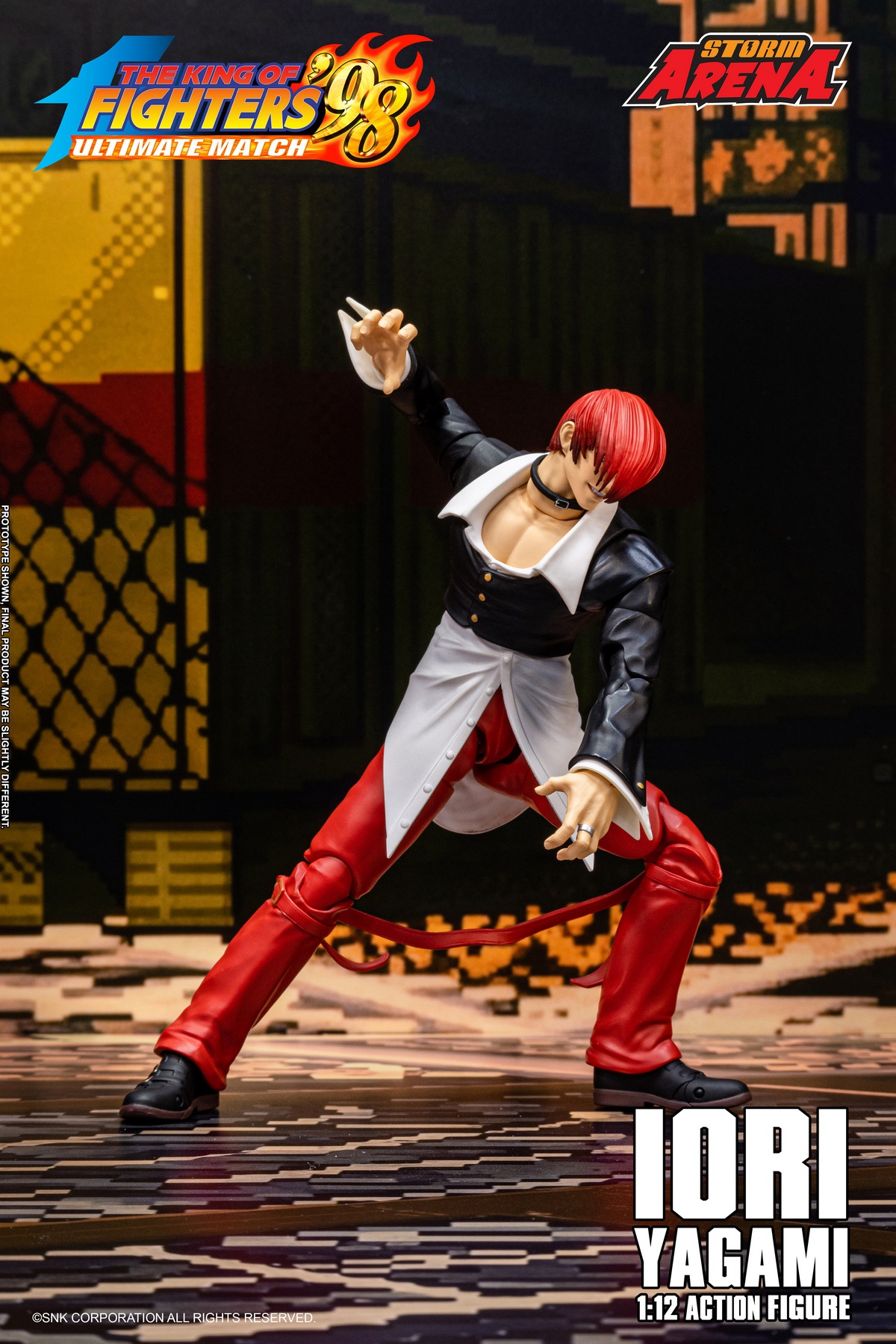 【售罄展示追加請私訊客服@toystationtw】拳皇98UM IORI YAGAMI 八神庵 KFSA04 X Storm Collectibles8