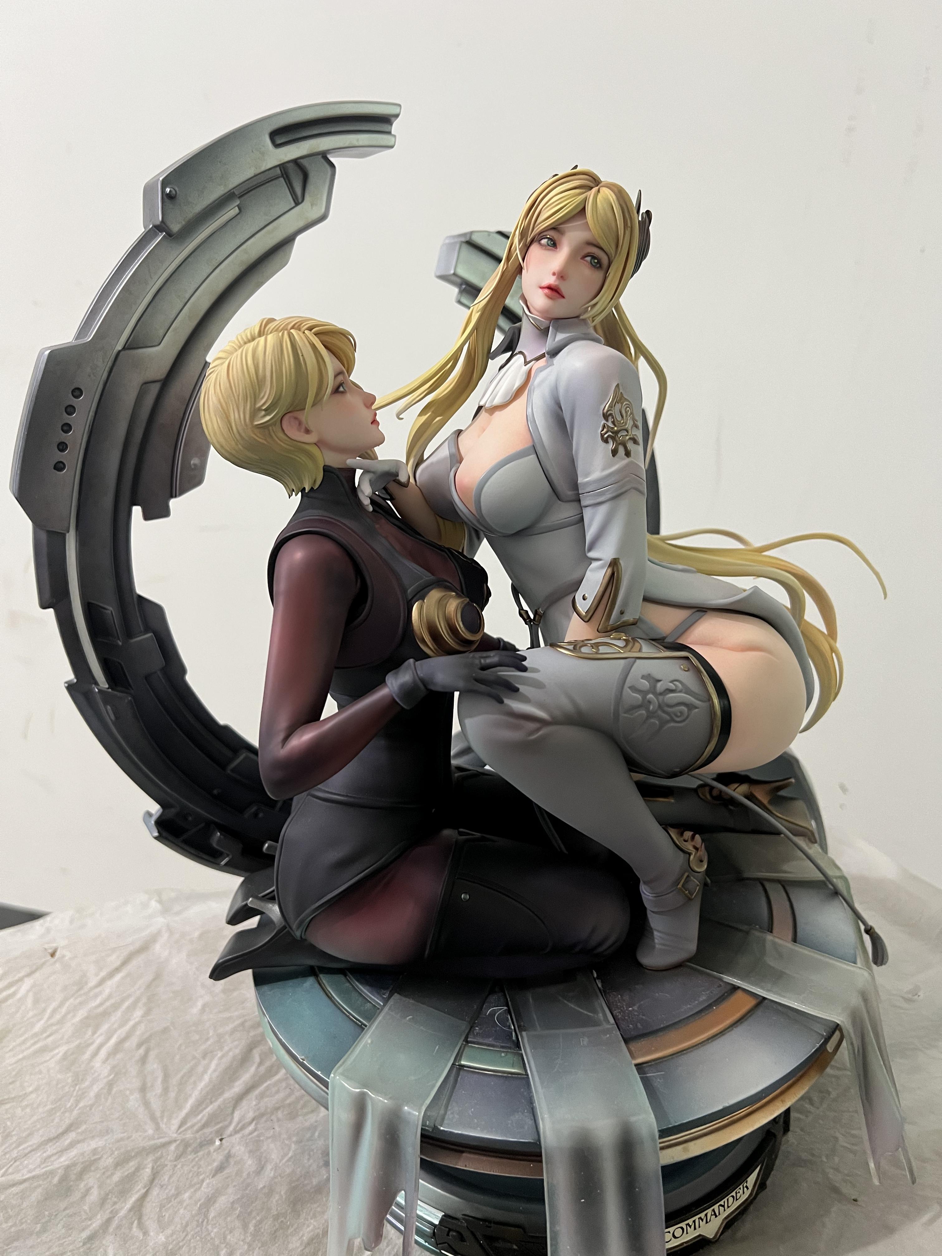 【預購】尼爾自動人形 第一款 金髮御姐 指揮官+從者 X 雷霆工作室12