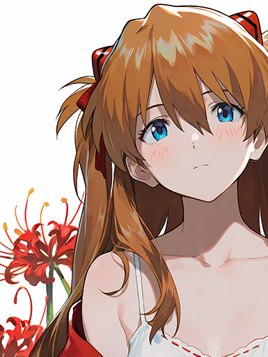 【預購】Eva新世紀福音戰士《花朵明日香》動漫裝飾畫&冰箱貼 X 巴洛克工作室5