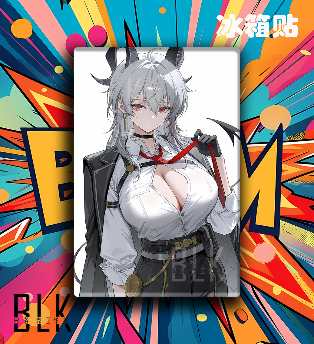 【預購】鳴潮《呆萌讚妮》動漫裝飾畫&冰箱貼 X 巴洛克工作室5