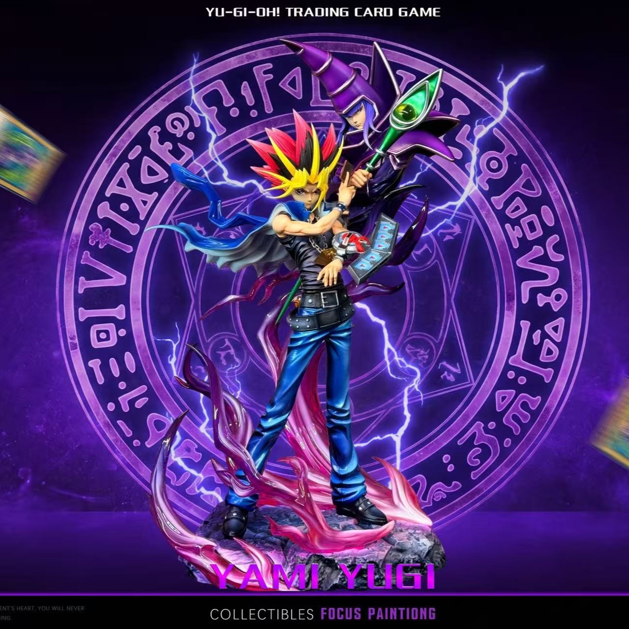 【預購】遊戲王 歷代男主男一及王牌獸 暗遊戲&黑魔術師 X Vzai1