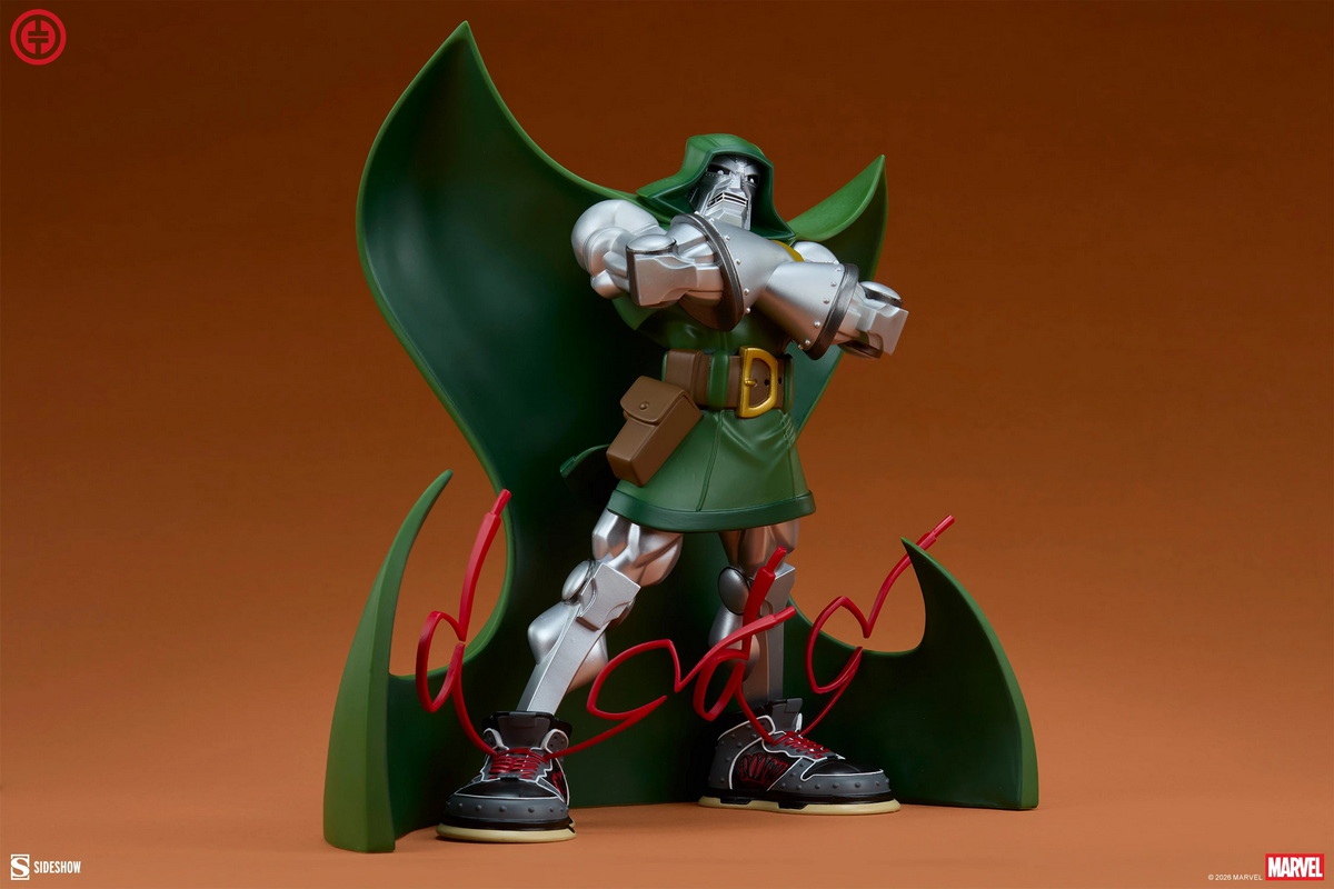 【售罄展示追加請私訊客服@toystationtw】設計師創意造型 Dr. Doom 毀滅博士 700251 X Sideshow12
