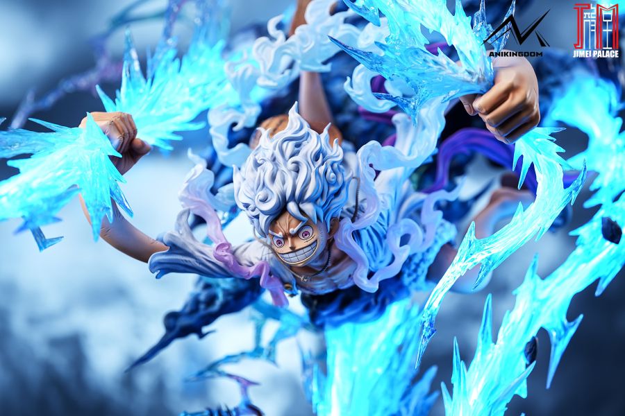 【現貨秒發】海賊王 全球首款五檔尼卡魯夫 燈效+音效收藏雕像 X ANIKINGDOM &集美殿堂 正版授權7