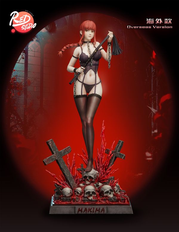 【現貨秒發】鏈鋸人 女雕系列第三彈 支配惡魔的溫柔假面 瑪奇瑪 X Red-Studio6