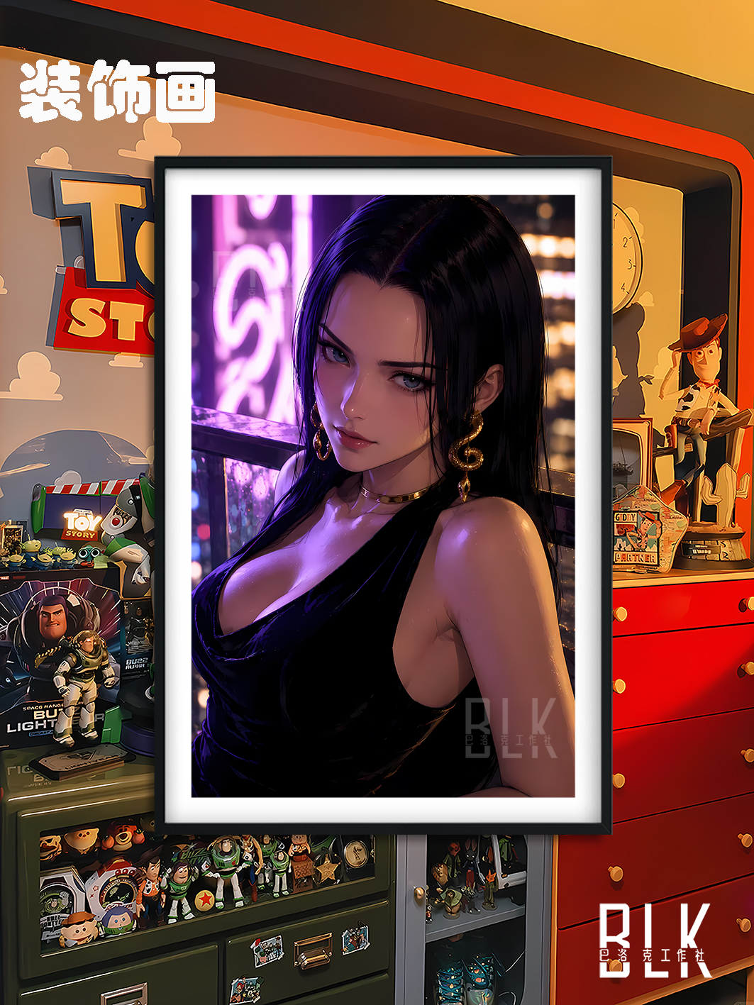 【預購】海賊王《精致女帝》動漫裝飾畫&冰箱貼 X 巴洛克工作室4