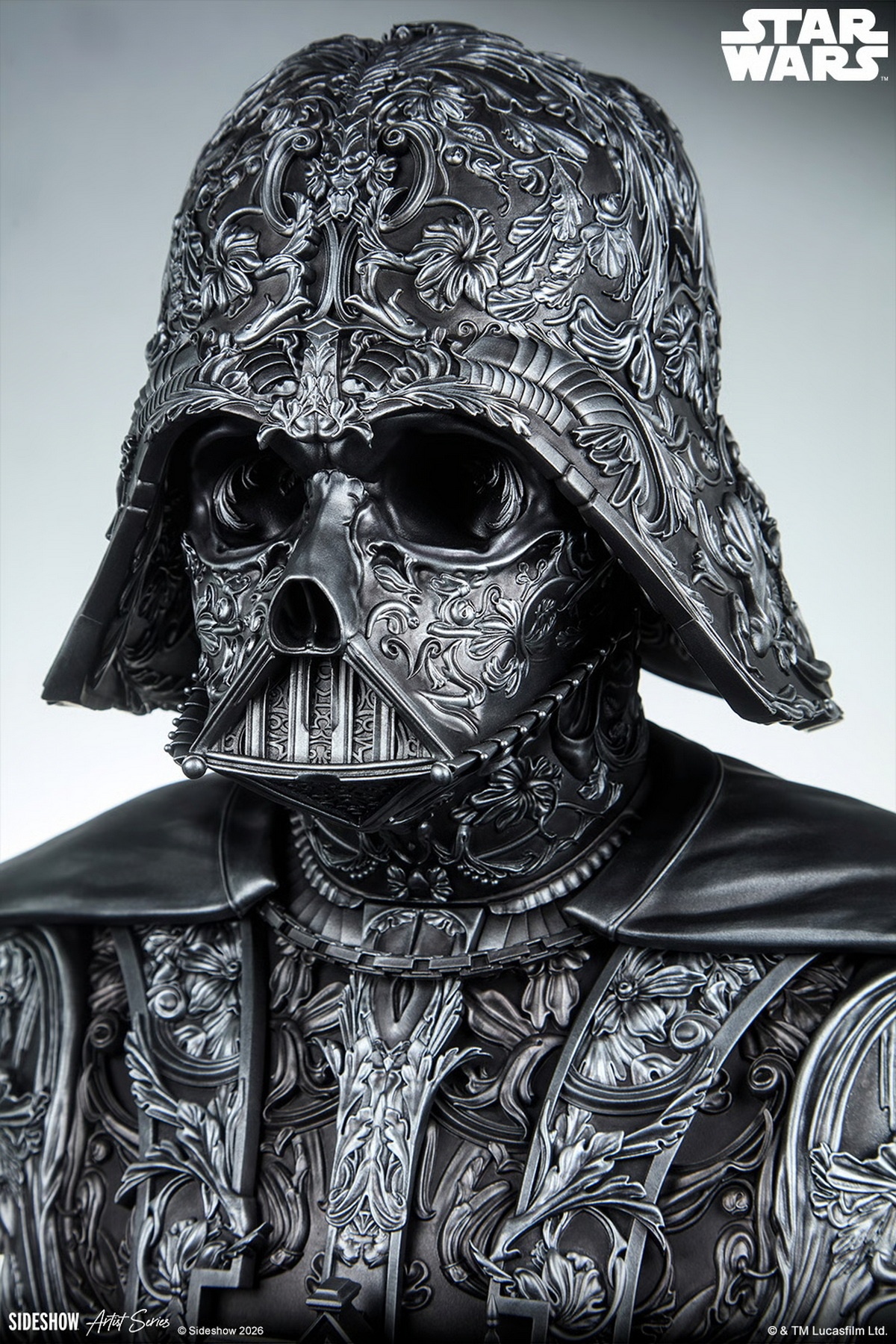 【售罄展示追加請私訊客服@toystationtw】星球大戰 黑武士 Darth Vader 達斯·維達 藝術胸像 200664 X Sideshow13