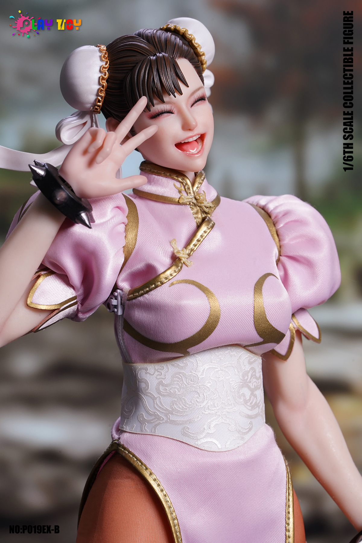 【售罄展示追加請私訊客服@toystationtw】格鬥女神 藍色P019EX-A&粉色P019EX-B X PLAY TOY13