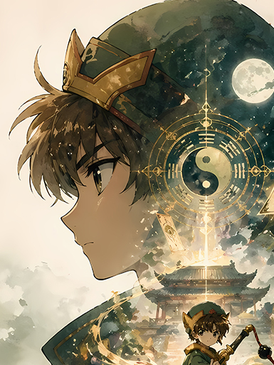 【預購】庫洛魔法使《小狼剪影》動漫裝飾畫&冰箱貼 X 巴洛克工作室3