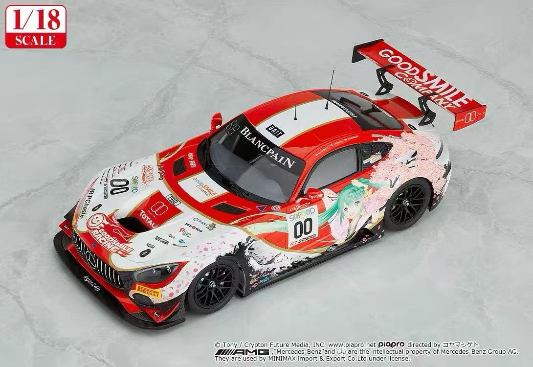 【售罄展示追加請私訊客服@toystationtw】Good Smile 初音未來 AMG 開幕戰痛車 車模 Ver. 再版 X GSC5