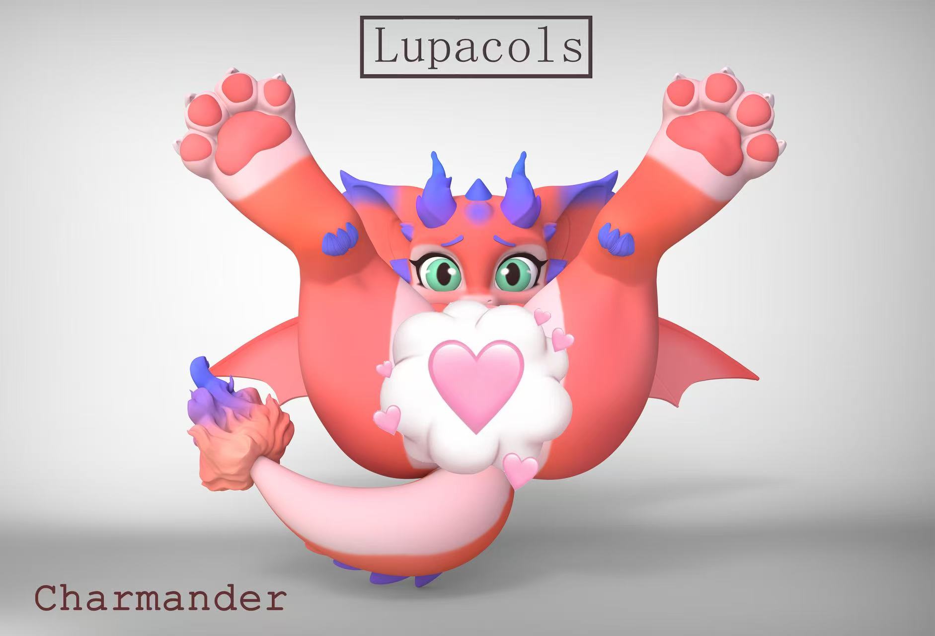 【預購】福瑞(Furry)小火龍 X Lupacols-Studio3