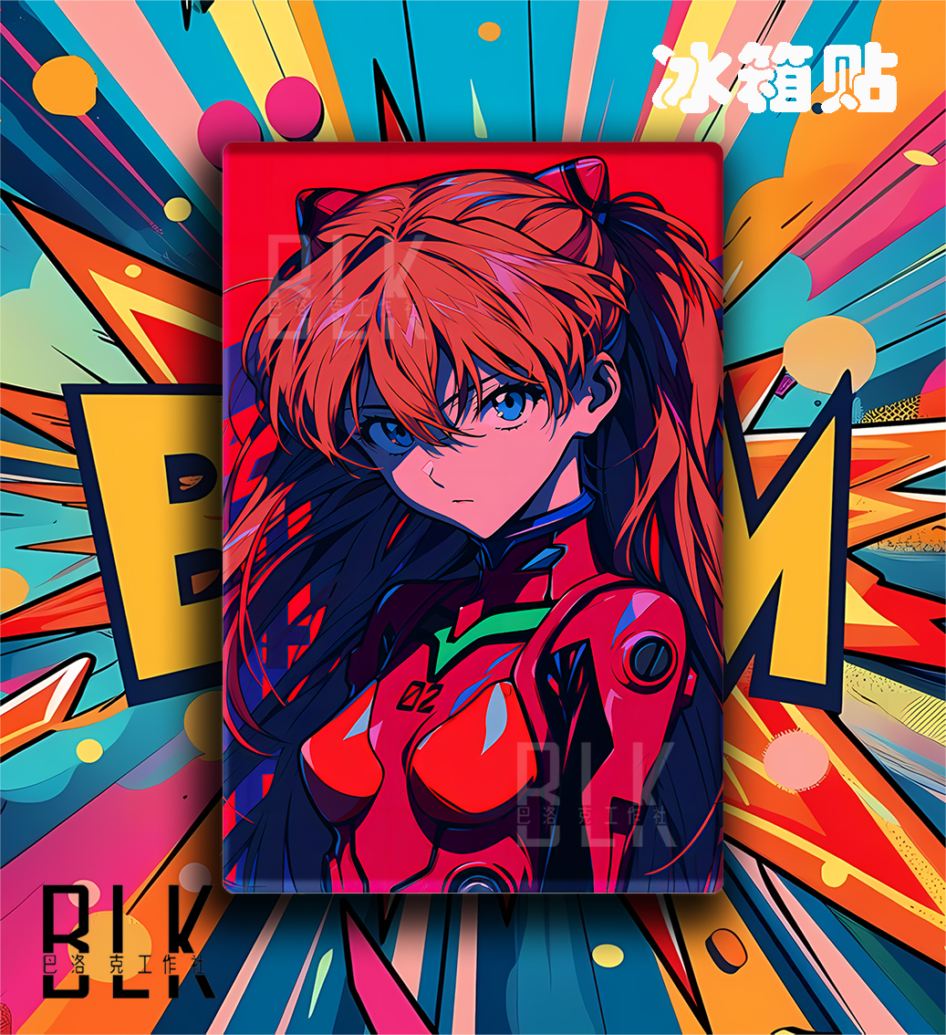 【預購】Eva新世紀福音戰士《紅色明日香》動漫裝飾畫&冰箱貼 X 巴洛克工作室3