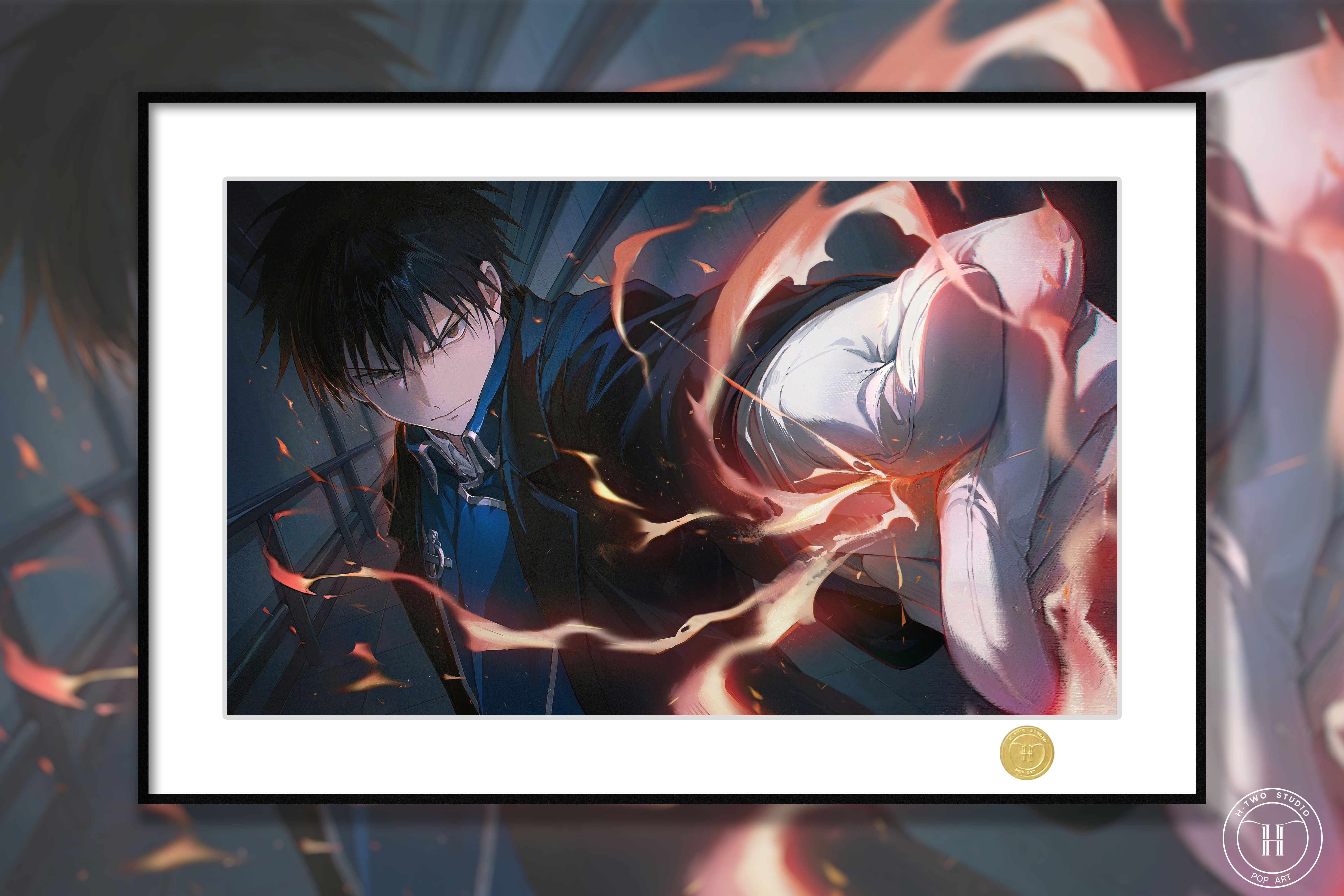 【預購】鋼之煉金術師《羅伊馬斯坦》動漫裝飾畫 X H2工作室2