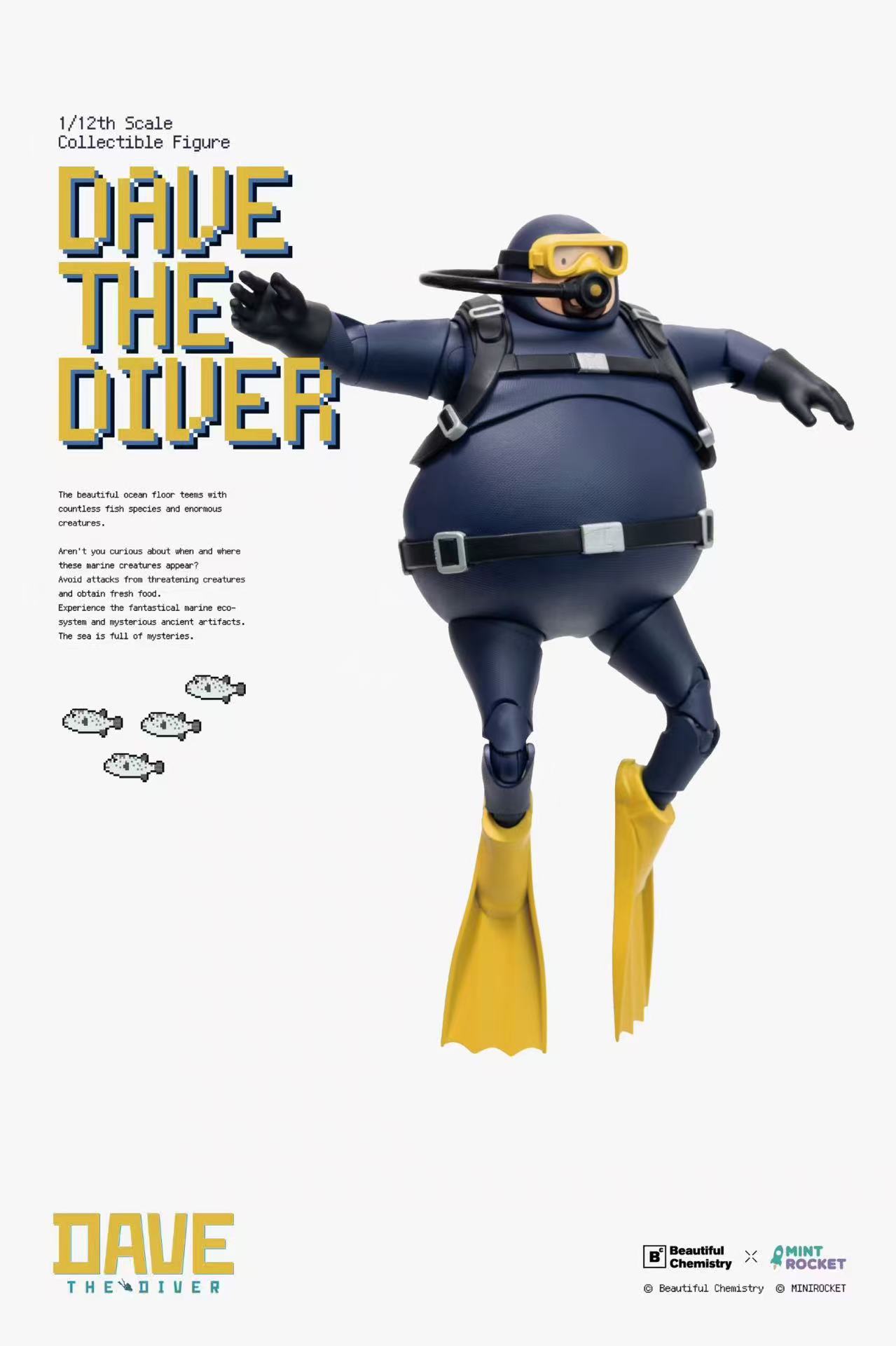 【預購】DAVE THE DIVER 1/12收藏級可動人偶 潛水員戴夫 BC202526 X Beautiful Chemistry3