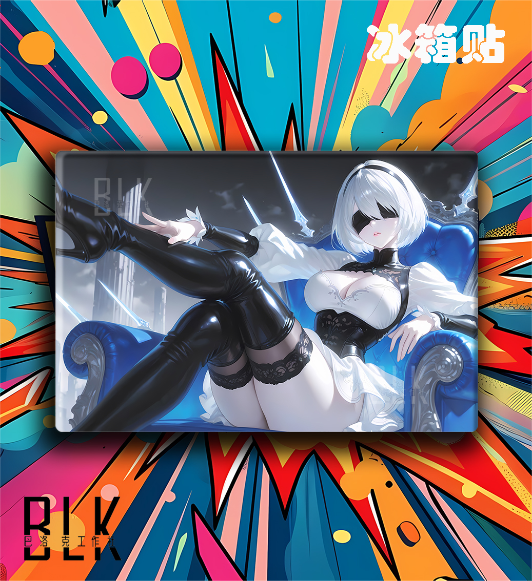 【預購】尼爾自動人形《王座2B》遊戲裝飾畫&冰箱貼 X 巴洛克工作室2