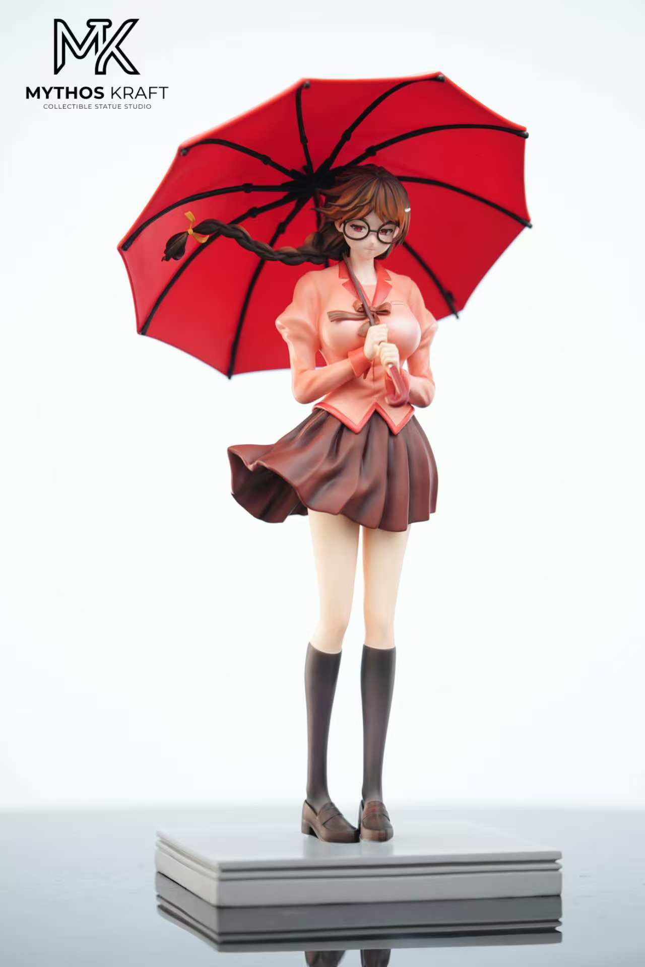【預購】TSUBASA HANEKAWA 物語系列 人氣角色 羽川翼 1/6 比例雕像 X Mythos Kraft Studio4