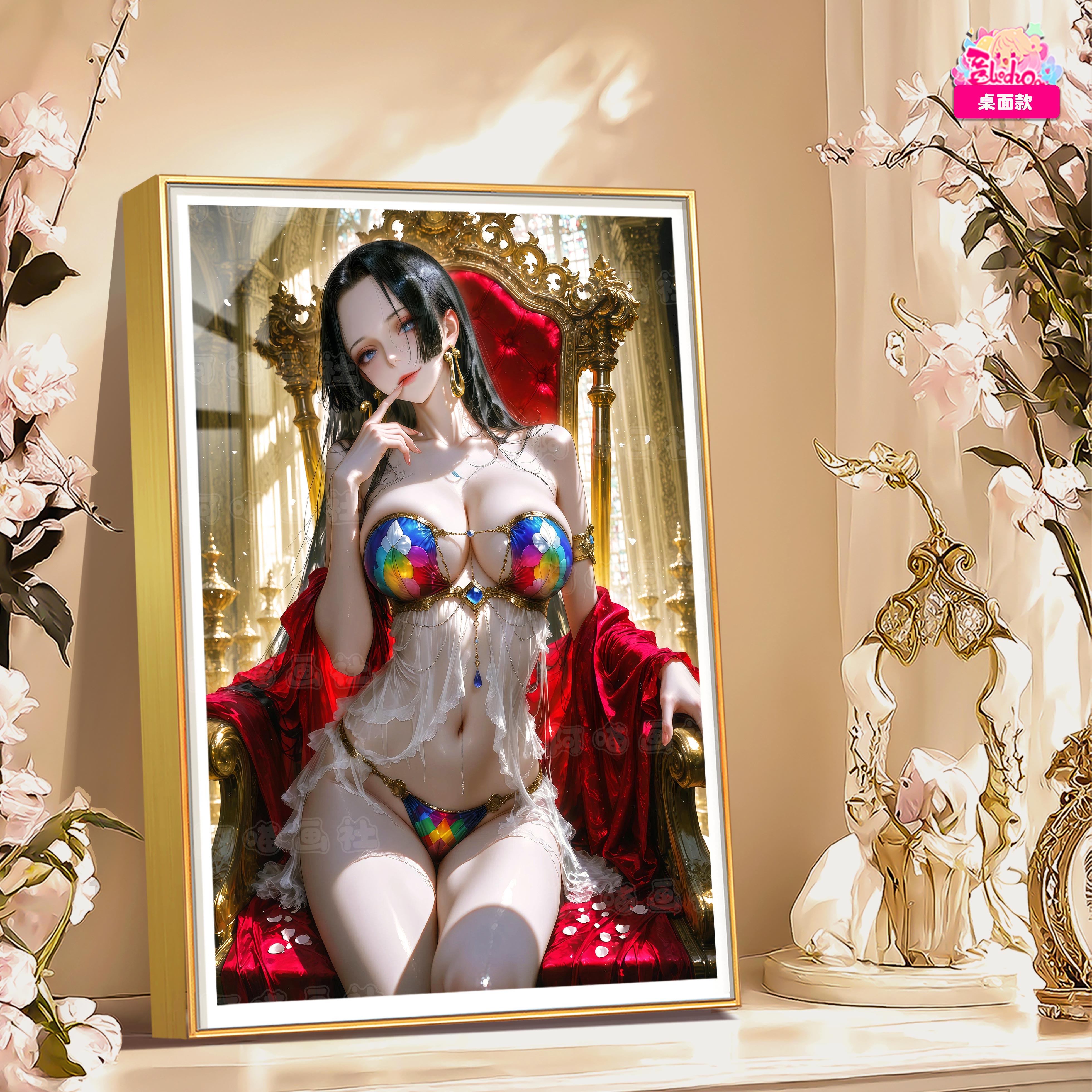 【預購】海賊王 彩鱗公主-女帝漢庫克 8k主題超清裝飾畫 X 阿喵畫社2