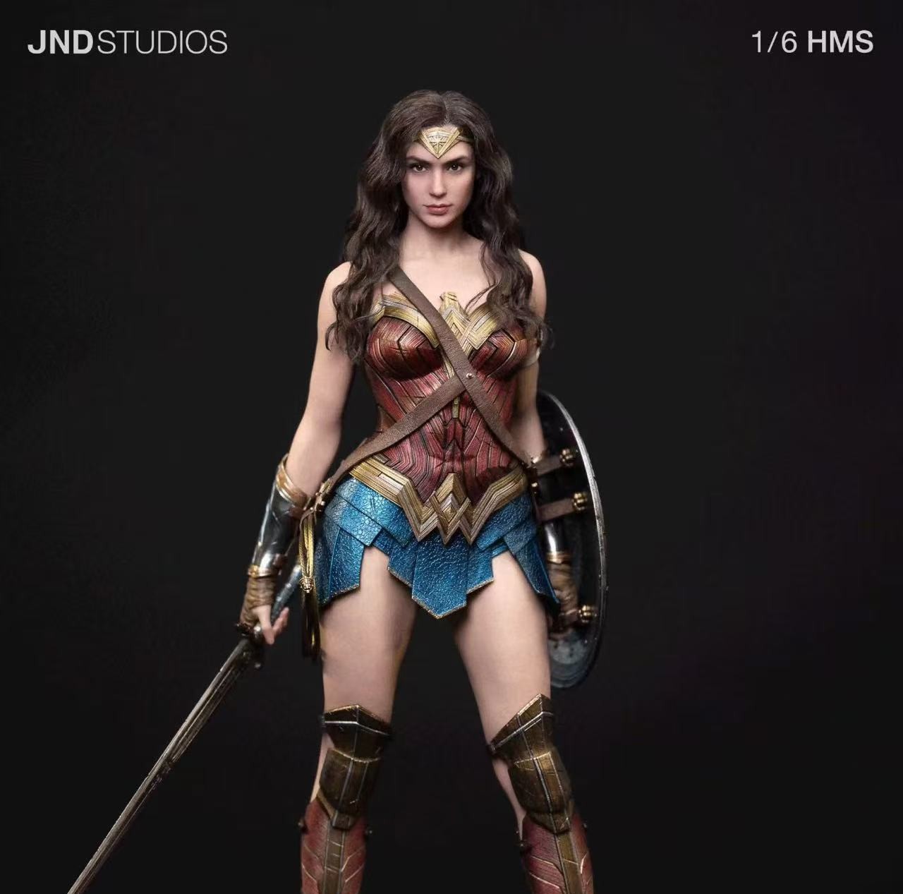 【售罄展示追加請私訊客服@toystationtw】Wonder Woman 神奇女俠 HMS系列 矽膠雕像 HMSK-001 X JND1