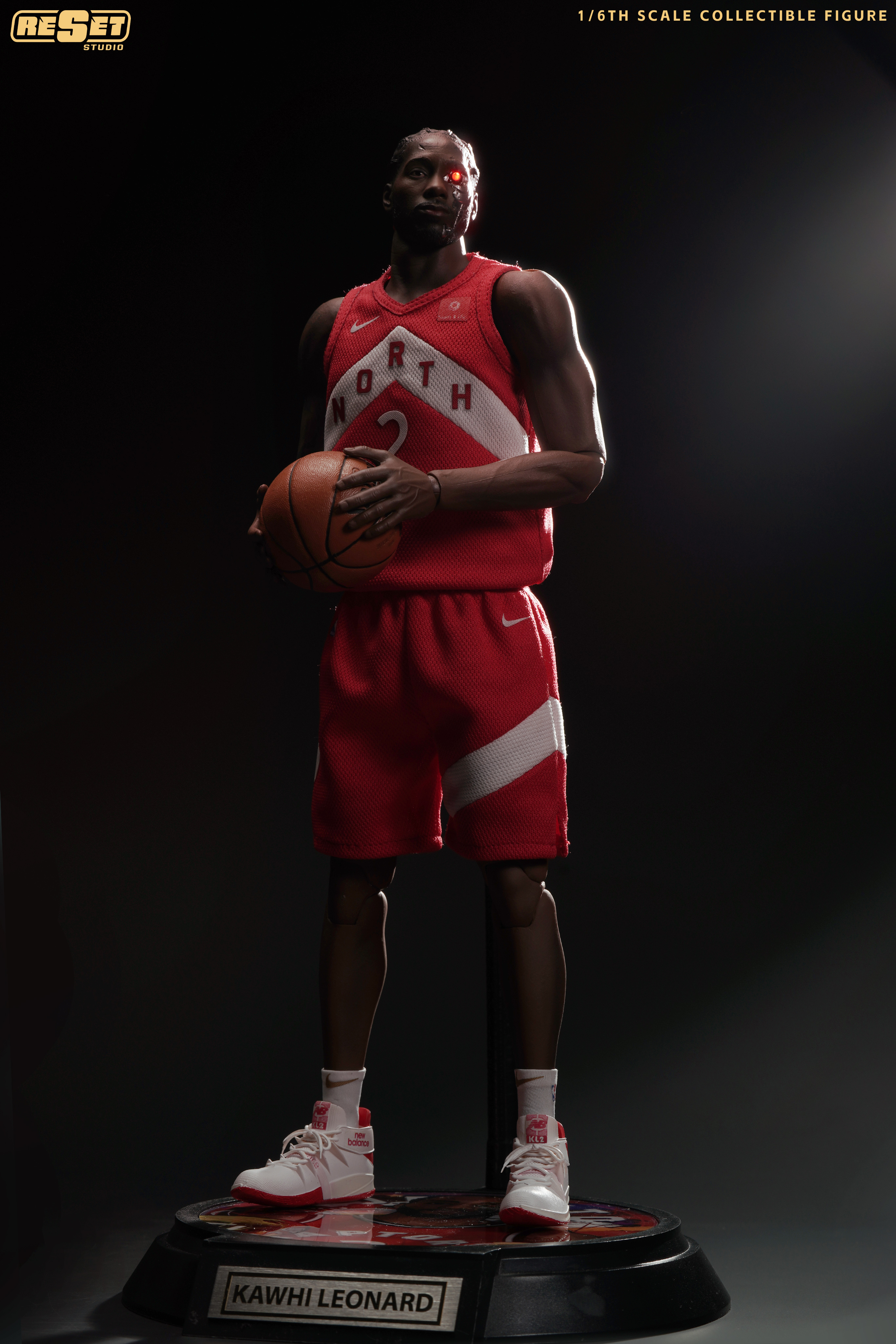 【預購】NBA 1/6收藏級可動人偶套裝 RS猛龍奪冠倫納德 X Reset-Studio9