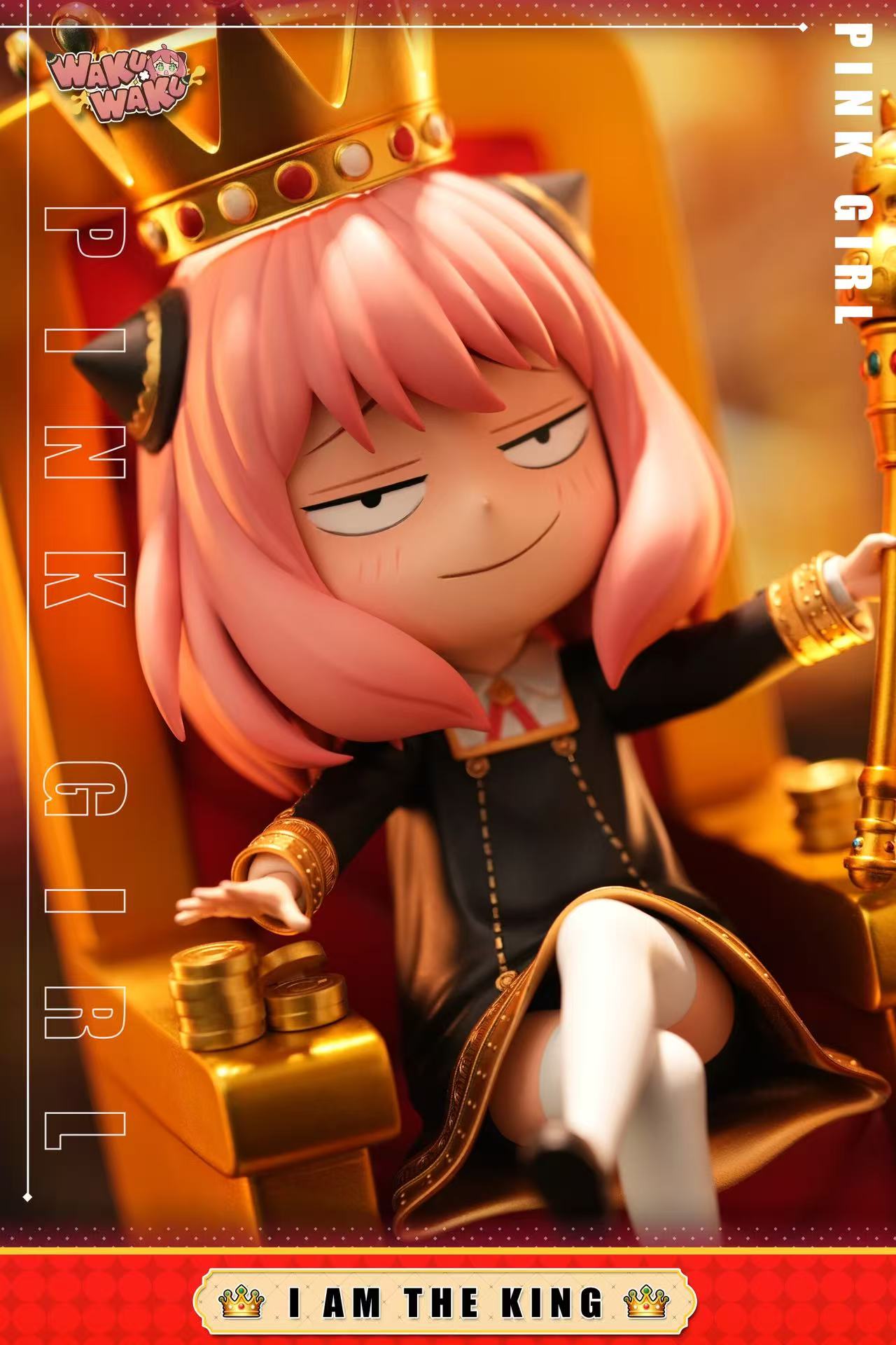 【售罄展示追加請私訊客服@toystationtw】間諜家家酒 雙比例 王之少女-安妮亞 X WAKUWAKU8