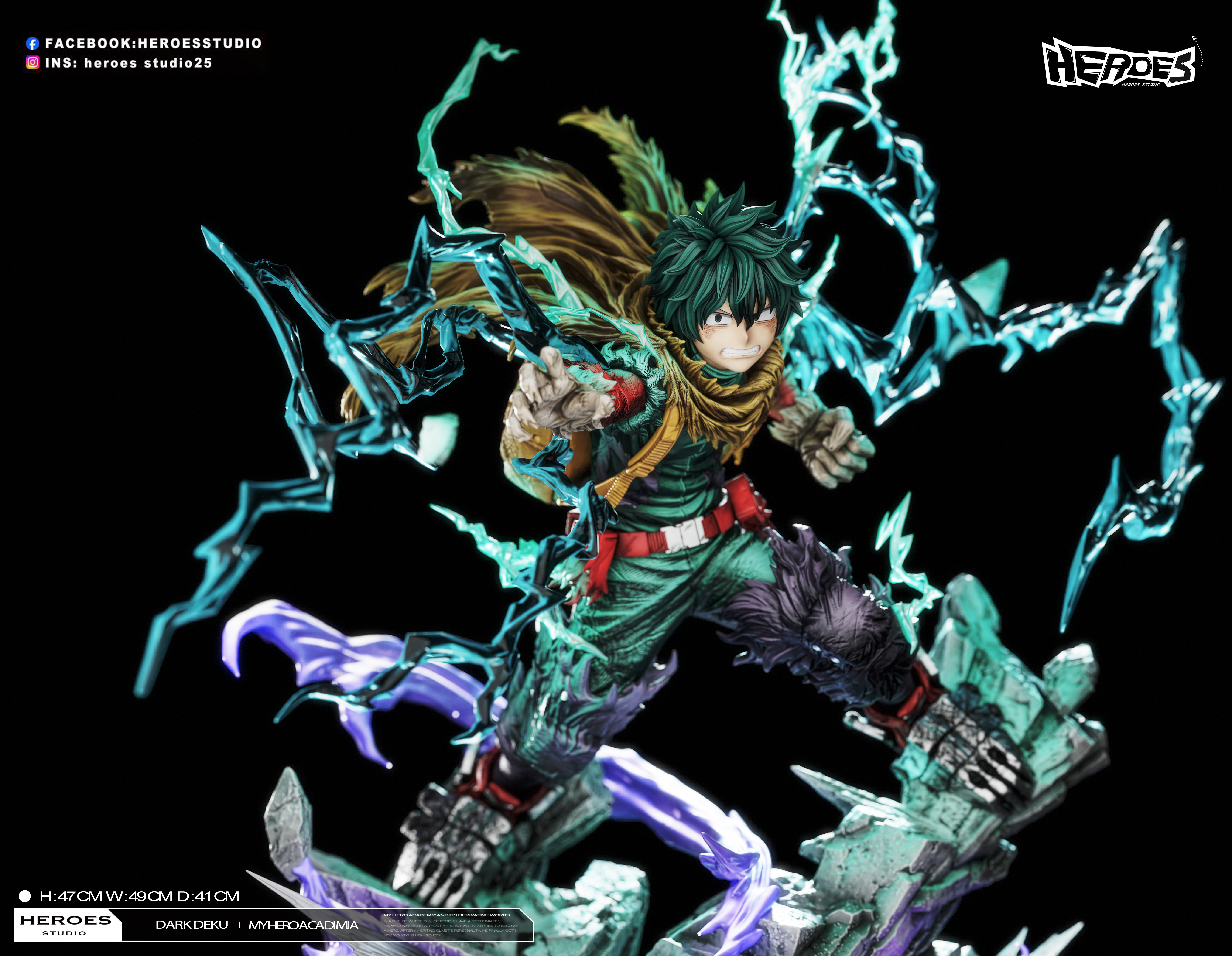【預購】我的英雄學院 dark deku 2.0 X heroes-Studio5