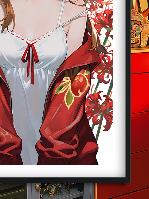 【預購】Eva新世紀福音戰士《花朵明日香》動漫裝飾畫&冰箱貼 X 巴洛克工作室6