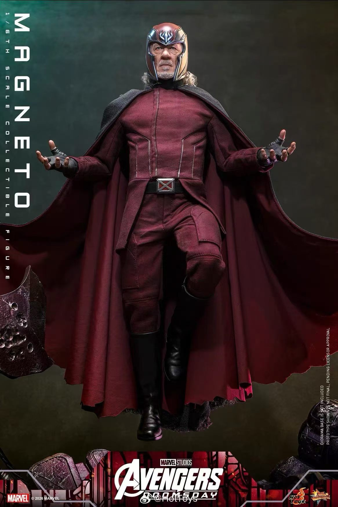 【預購】《復仇者聯盟5:毀滅之日》萬磁王 MMS912 X HOTTOYS7