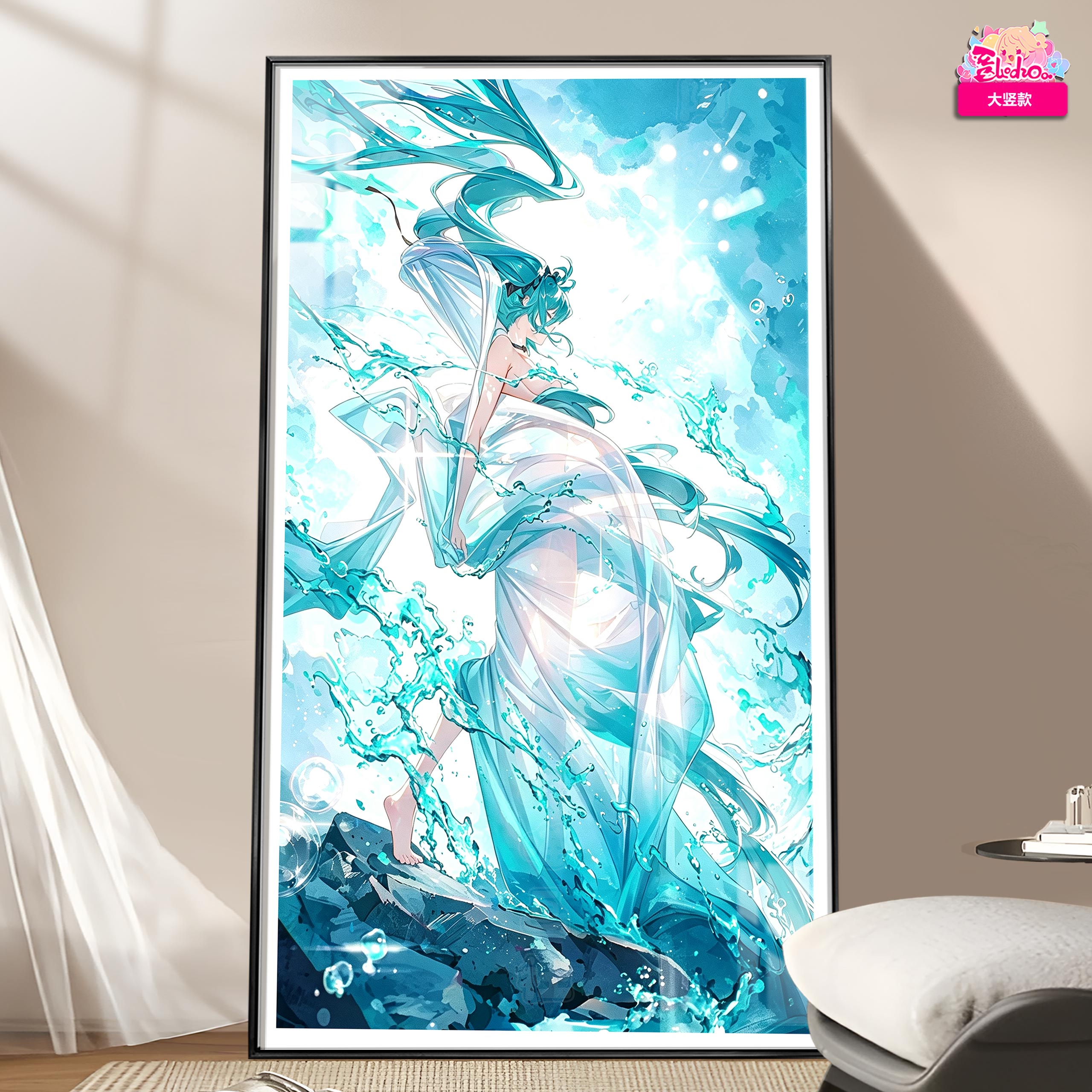【預購】海之夢 初音未來-心之海篇 裝飾畫 X 阿喵畫社3