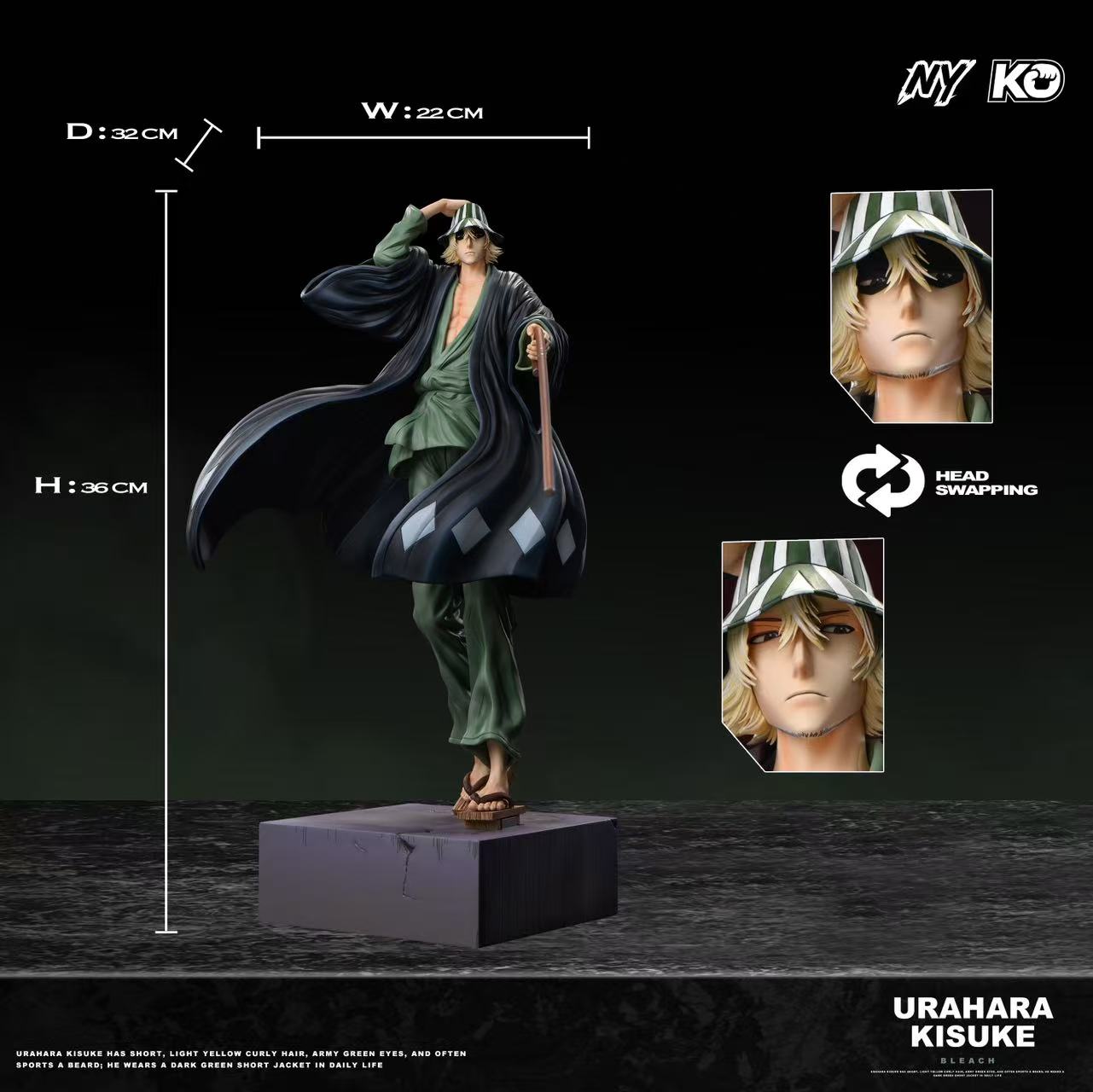 【售罄展示追加請私訊客服@toystationtw】死神 雜貨鋪店長 浦原喜助 X NY+KO6