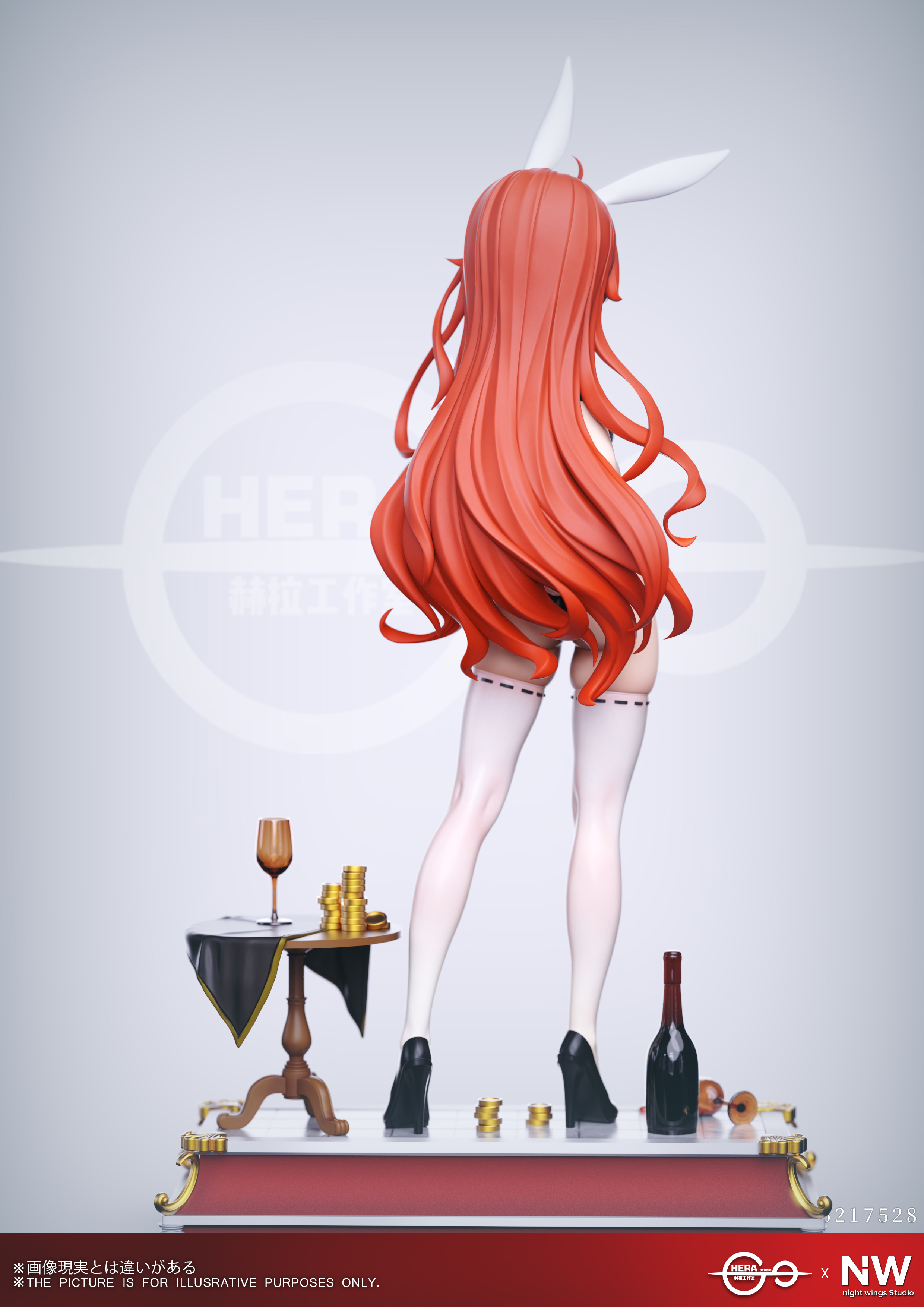 【售罄展示追加請私訊客服@toystationtw】無職轉生 雙比例 兔女郎艾莉絲 X Night Wing+HERA5