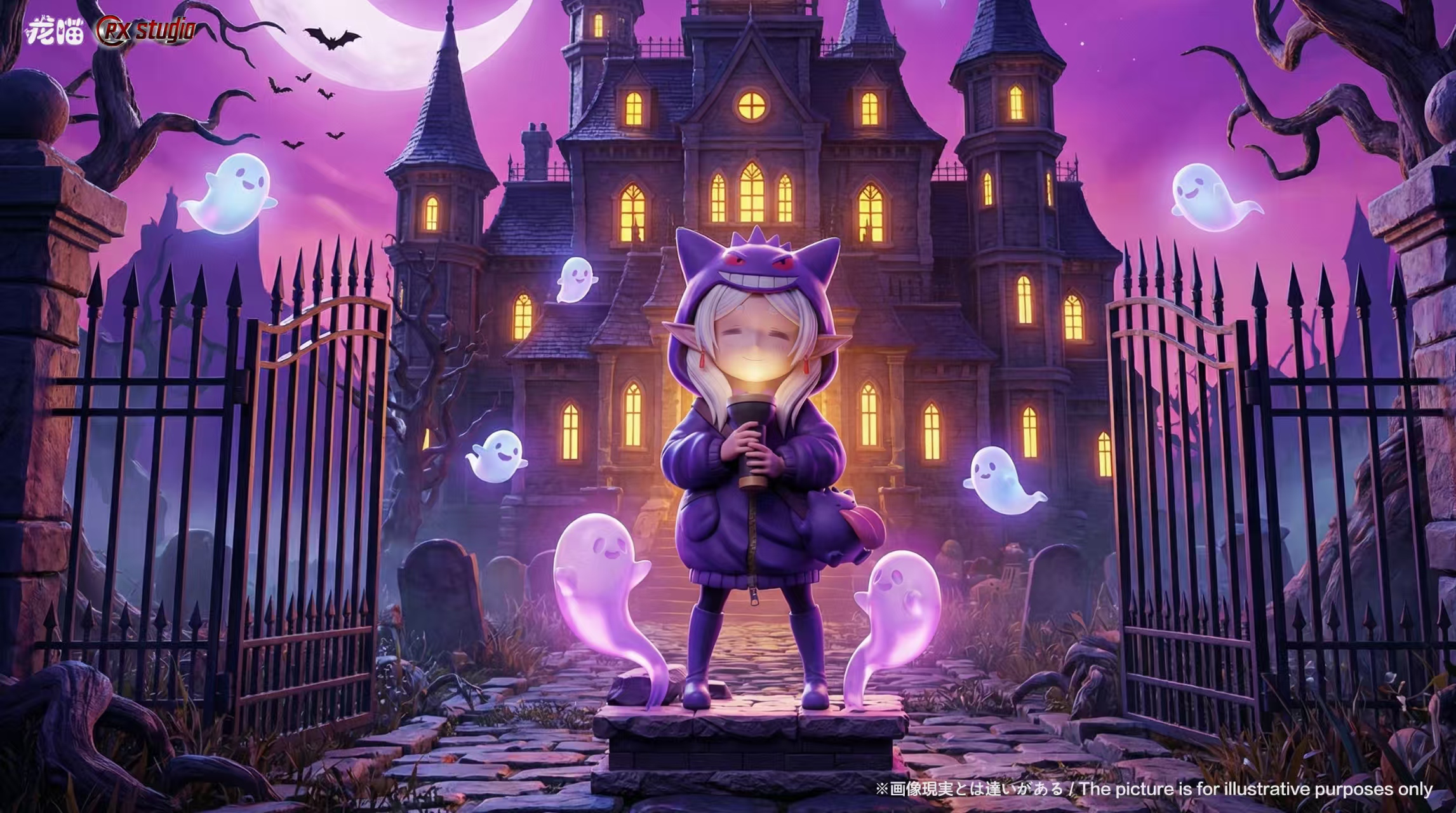 【預購】葬送的芙莉蓮+寶可夢 雙配色《耿鬼芙莉蓮》X 龍喵+RX3