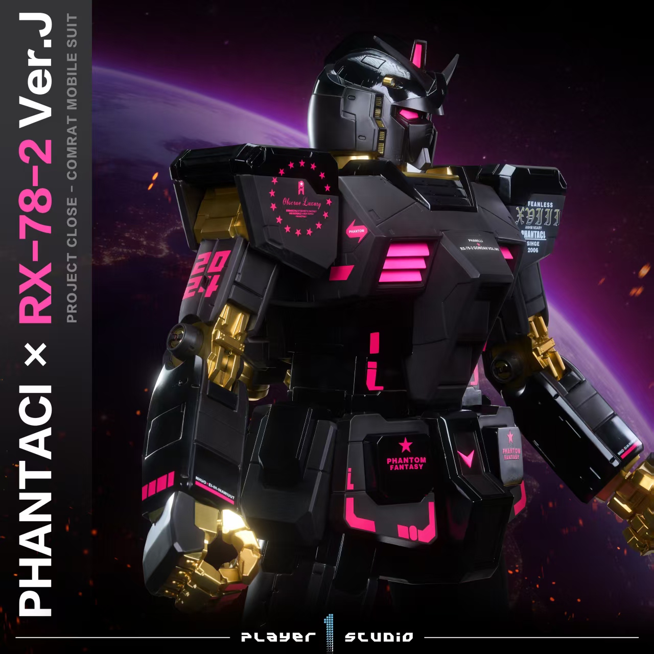 【售罄展示追加請私訊客服@toystationtw】RX-78-2 Ver.J 110cm 高達全身 雕像 X Player 14