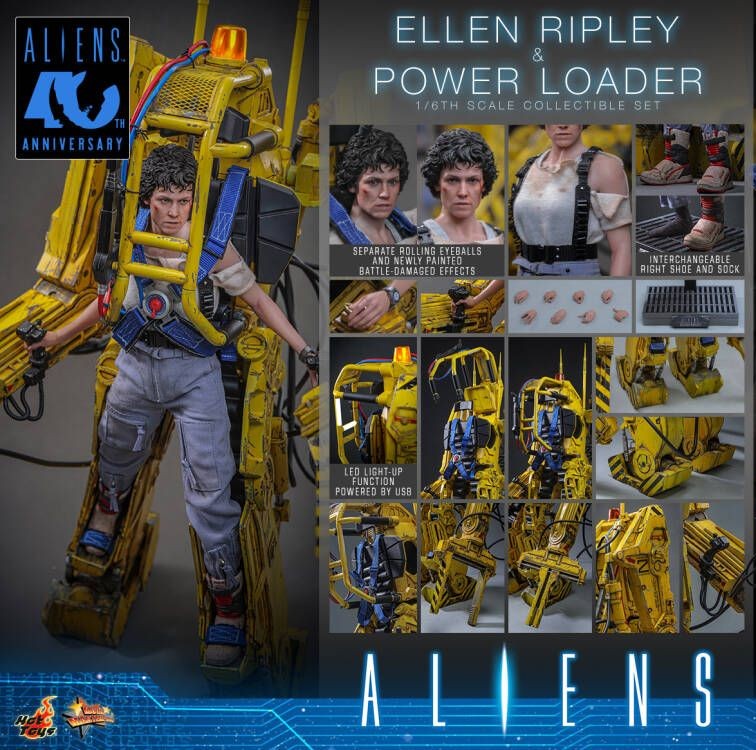 【預購】《異形2》MMS923 艾倫·雷普莉與動力裝載機套裝 X HOTTOYS1
