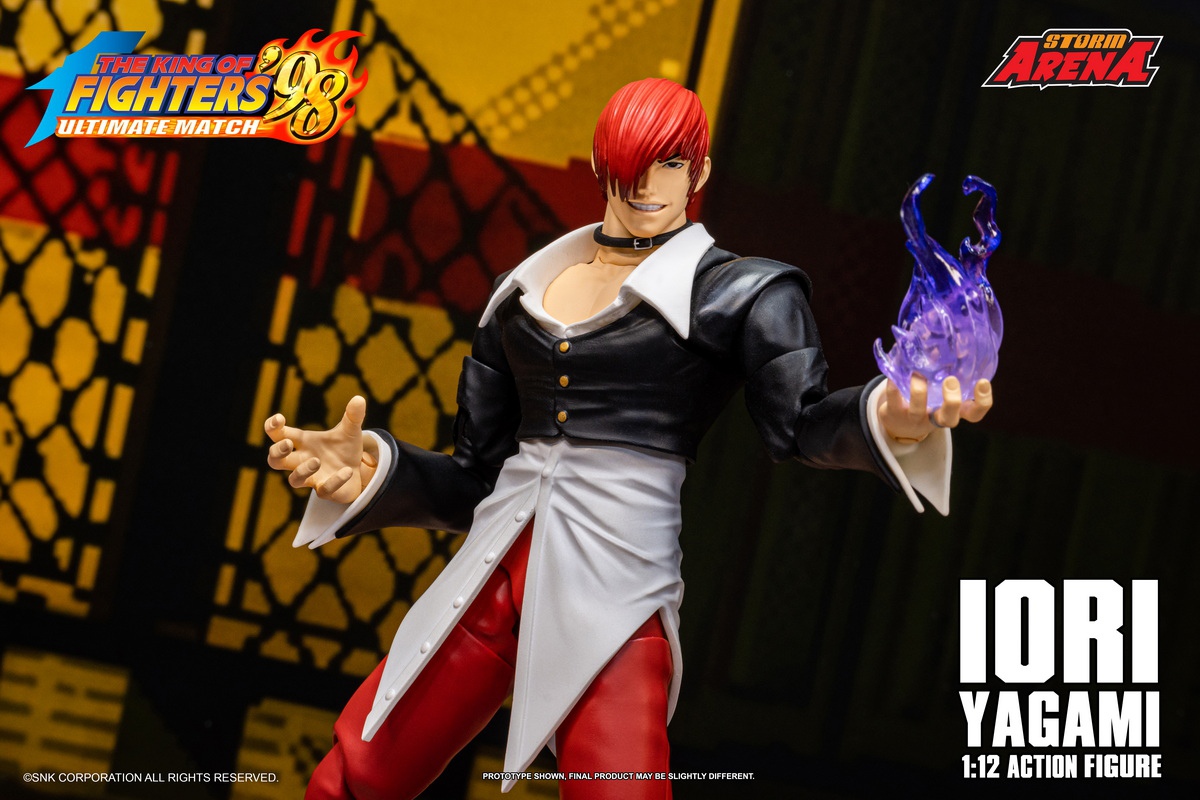 【售罄展示追加請私訊客服@toystationtw】拳皇98UM IORI YAGAMI 八神庵 KFSA04 X Storm Collectibles5