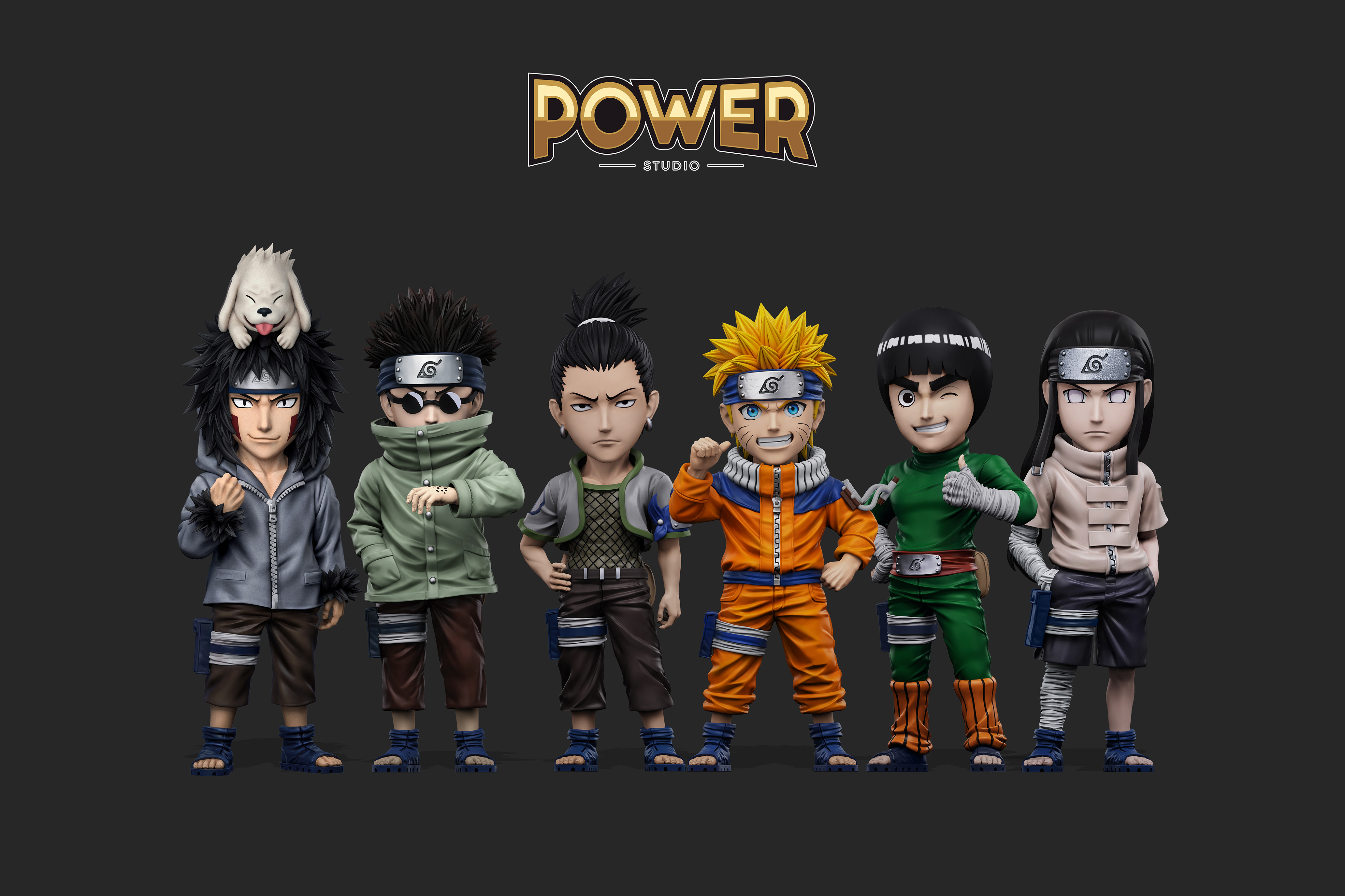 【預購】火影忍者 童年12小強系列—牙 X Power-Studio3