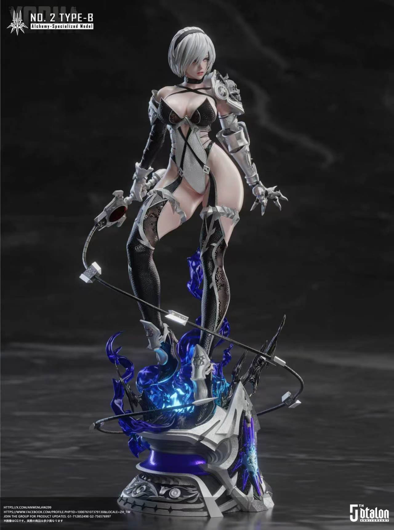 【預購】尼爾:自動人形 特異象限系列 寄葉2號B型 煉金特化裝備 X Dtalon Production 5周年紀念3