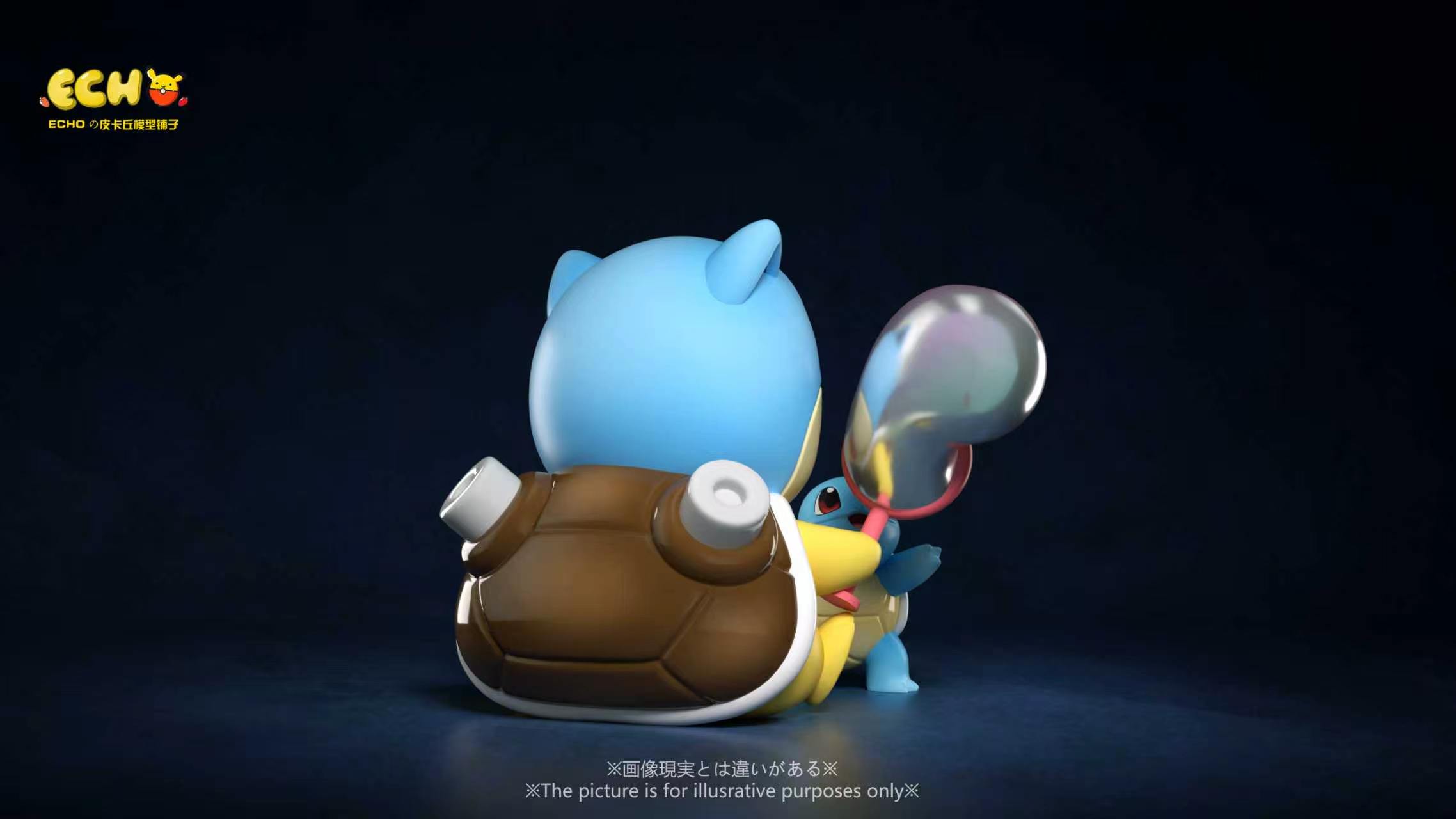 【預購】寶可夢 初代御三家變裝皮卡丘 X ECHO皮卡丘模型鋪子8