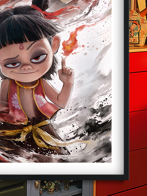 【預購】魔童鬧海 《哪咤/敖丙》遊戲動漫裝飾畫&冰箱貼 X 巴洛克工作室5