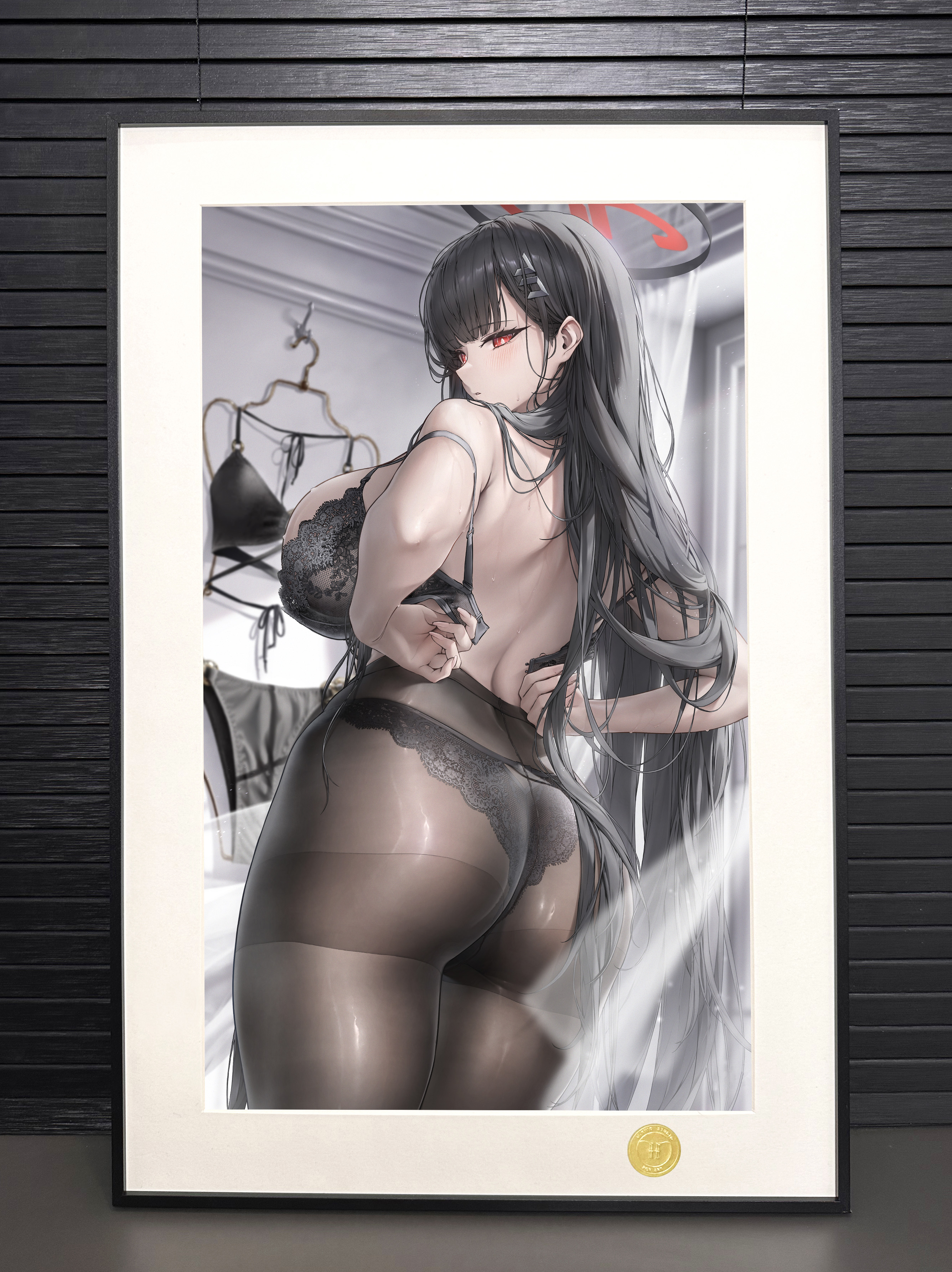 【預購】碧藍檔案《內衣調月莉音》動漫二次元裝飾畫 X H2工作室3