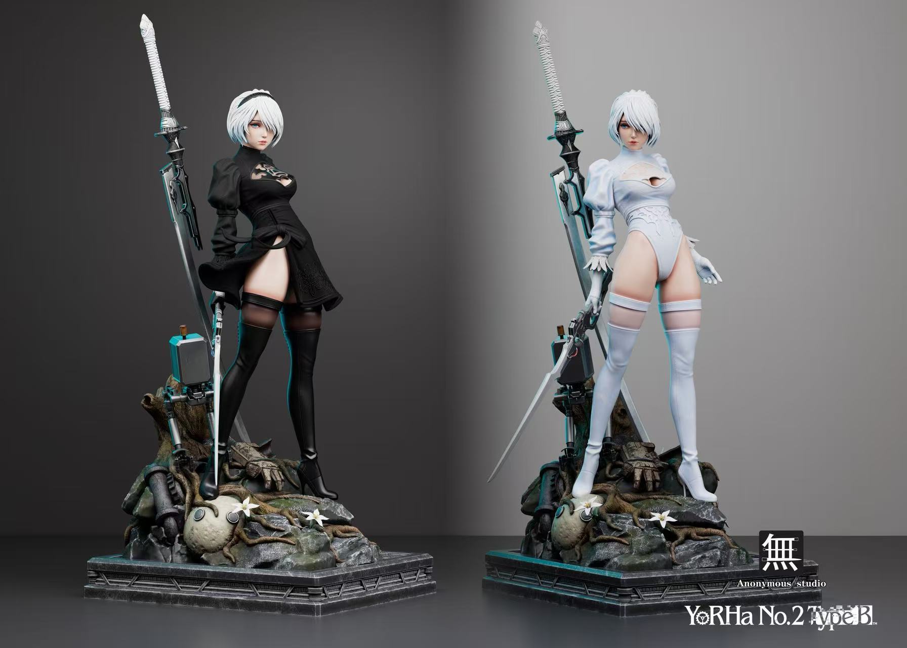 【預購】尼爾機械紀元 雙比例 2B X Anonymous無名7