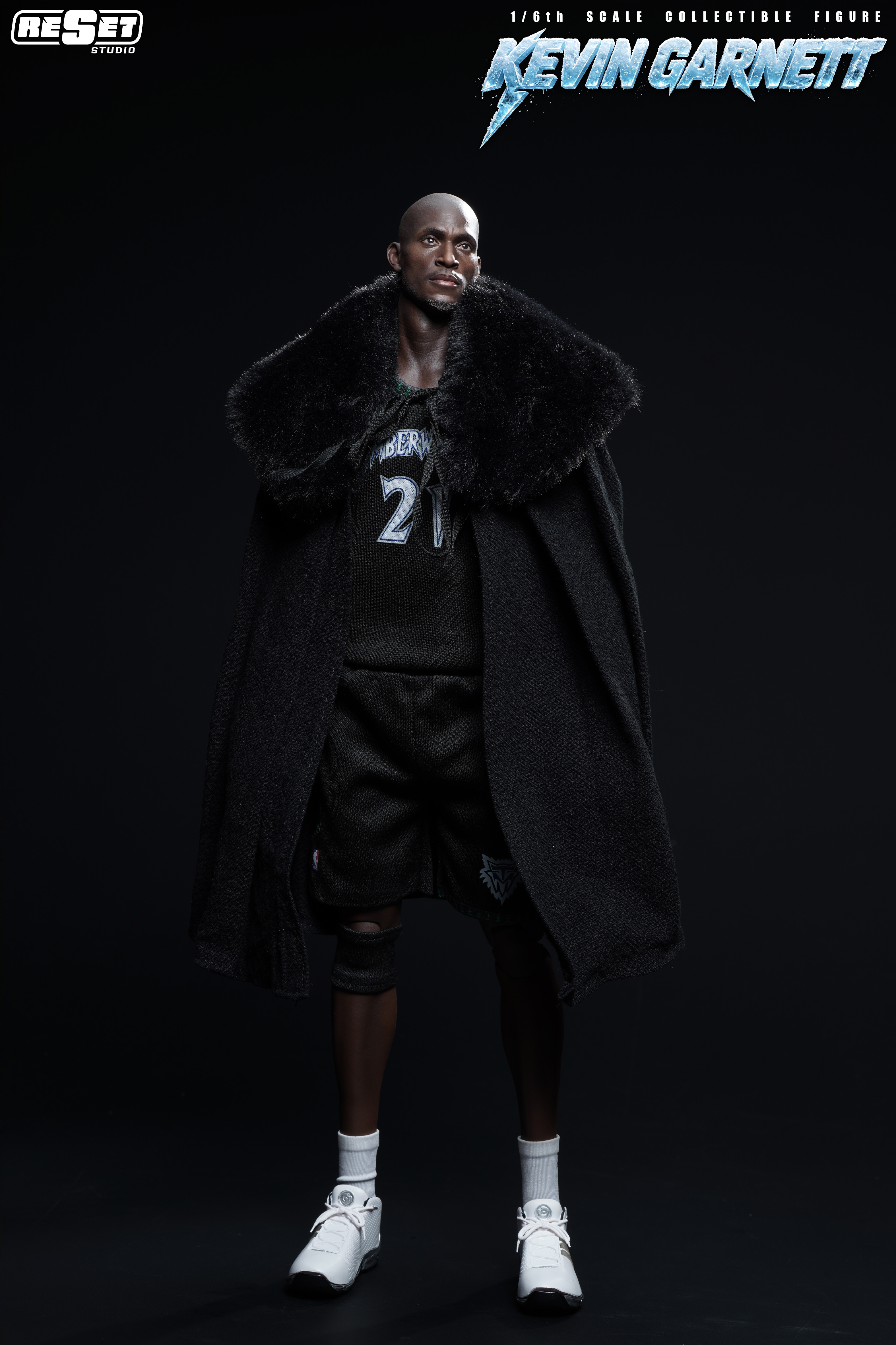 【預購】NBA 1/6收藏級可動人偶套裝 可動眼 森林狼MVP加內特 X Reset-Studio12