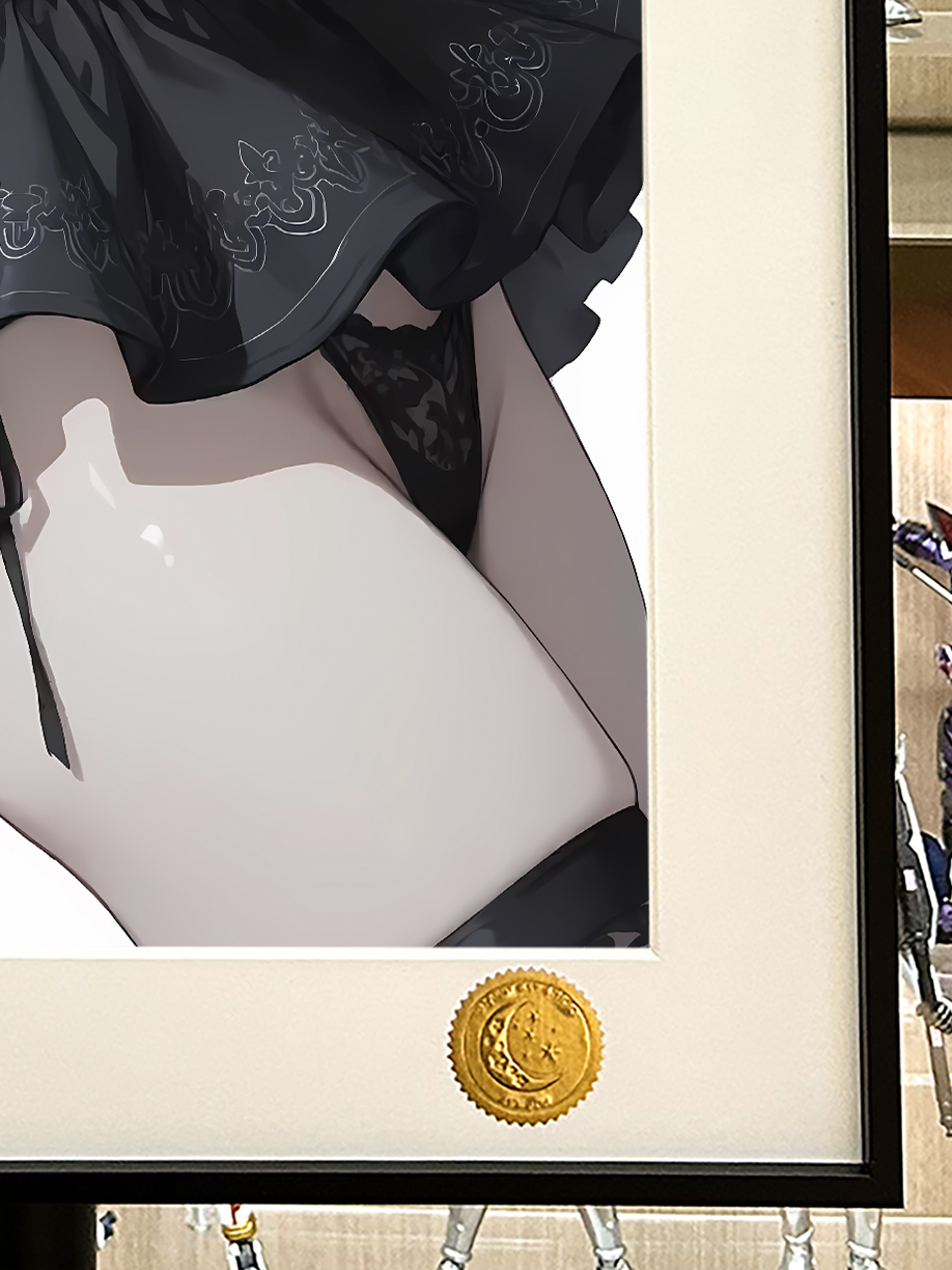 【預購】尼爾自動人形《黑裙2B》動漫裝飾畫 X 星空工作室4