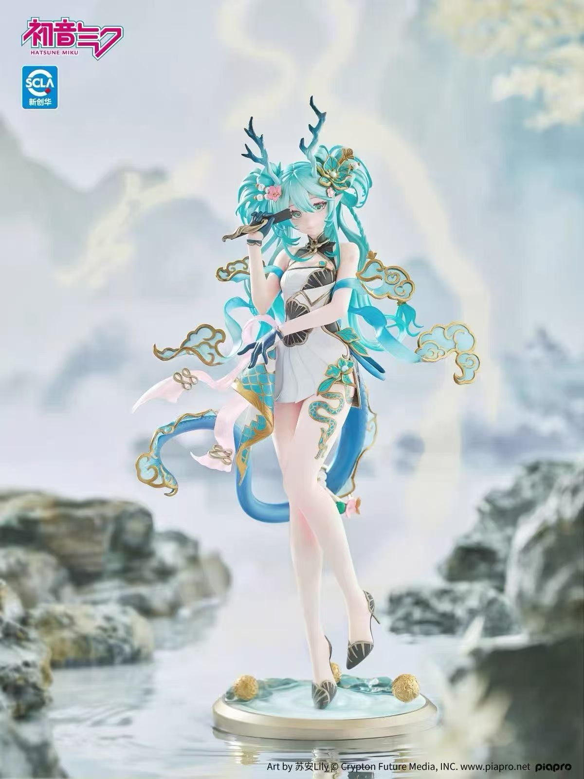 【售罄展示追加請私訊客服@toystationtw】初音未來 青龍Ver. X 海洋堂2