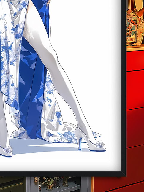 【預購】Fate/stay《旗袍saber》裝飾畫&冰箱貼 X 巴洛克工作室6