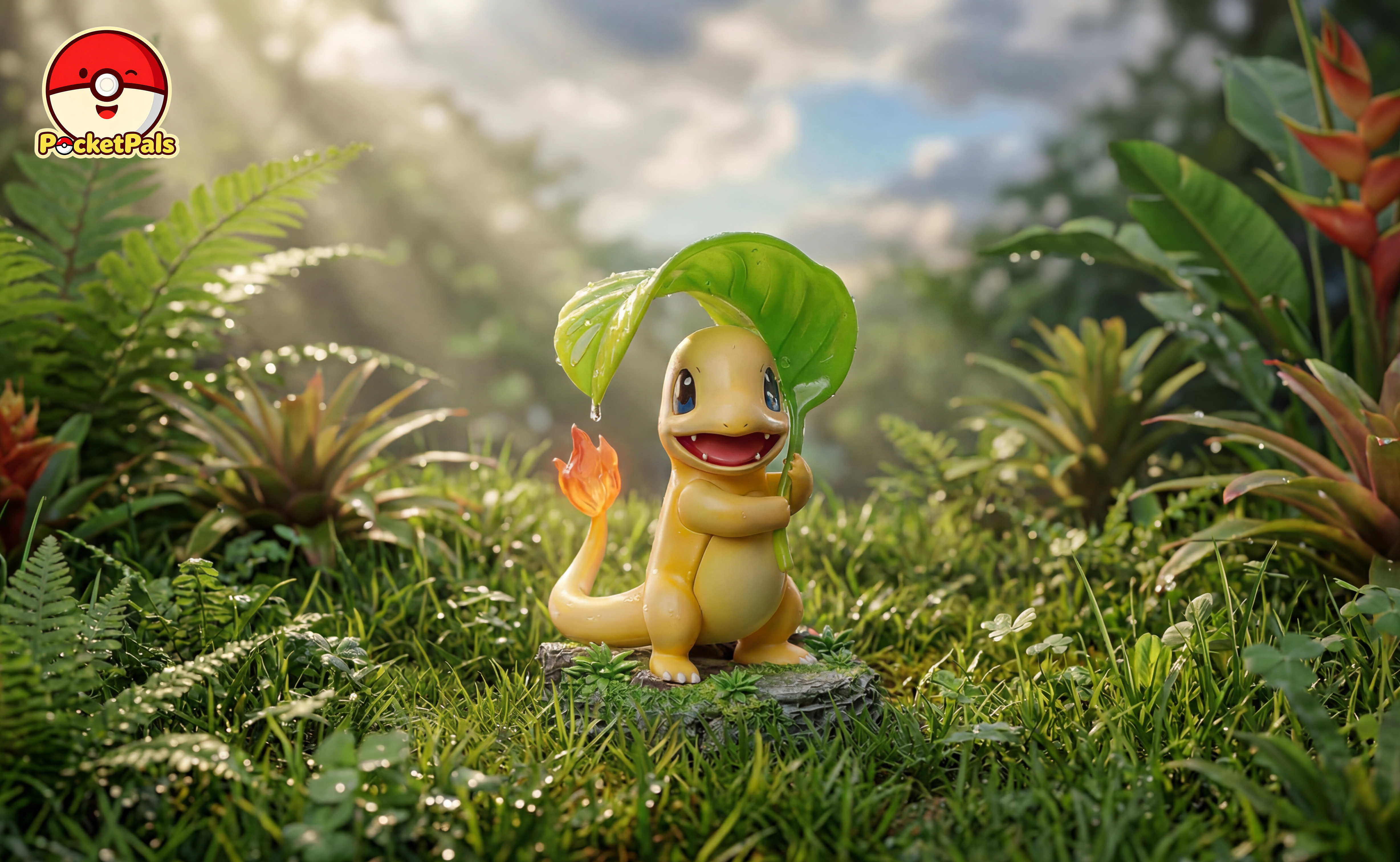 【預購】寶可夢 小火龍 雨中微光 X PocketPals Studio (口袋夥伴工作室)2