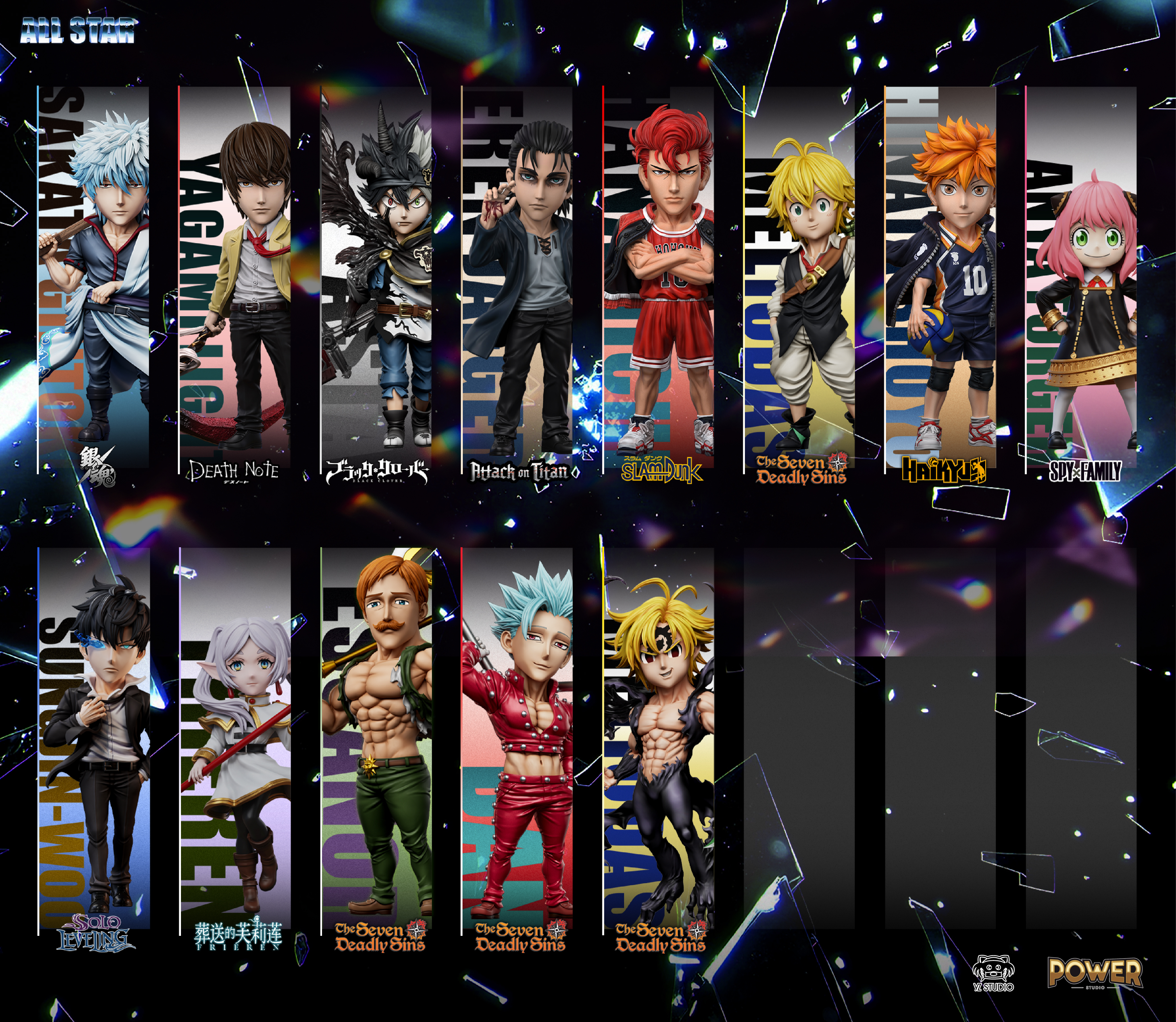 【預購】七大罪 日漫全明星系列第13彈 殲滅模式-梅利奧達斯 X Yz+Power5