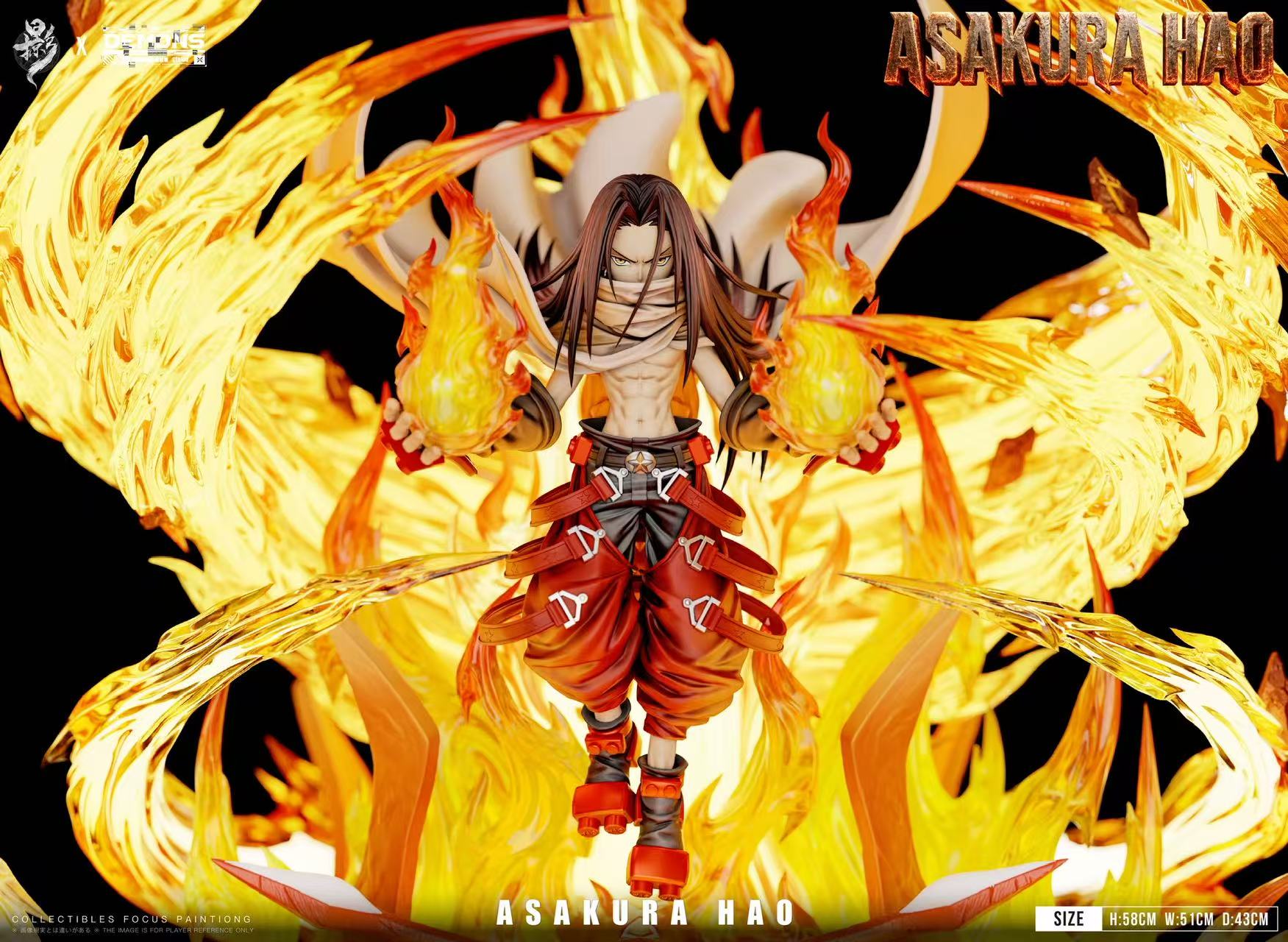 【預購】通靈王 收藏級雕像002 麻倉葉王 X 掠影+Demons7