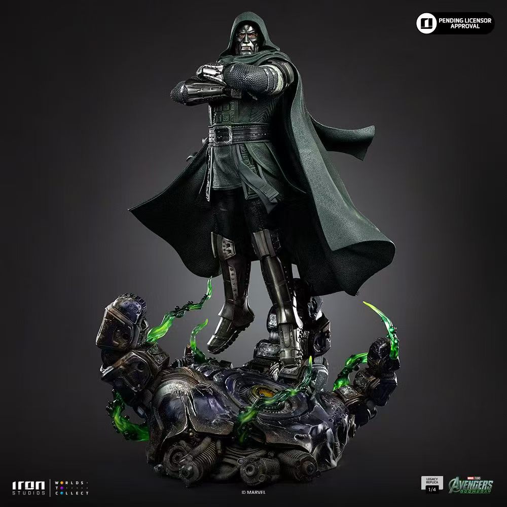 【售罄展示追加請私訊客服@toystationtw】Marvel漫威 Doctor Doom 毀滅博士 MARCAS143226-14 X Iron-Studio3