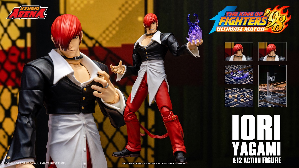 【售罄展示追加請私訊客服@toystationtw】拳皇98UM IORI YAGAMI 八神庵 KFSA04 X Storm Collectibles20